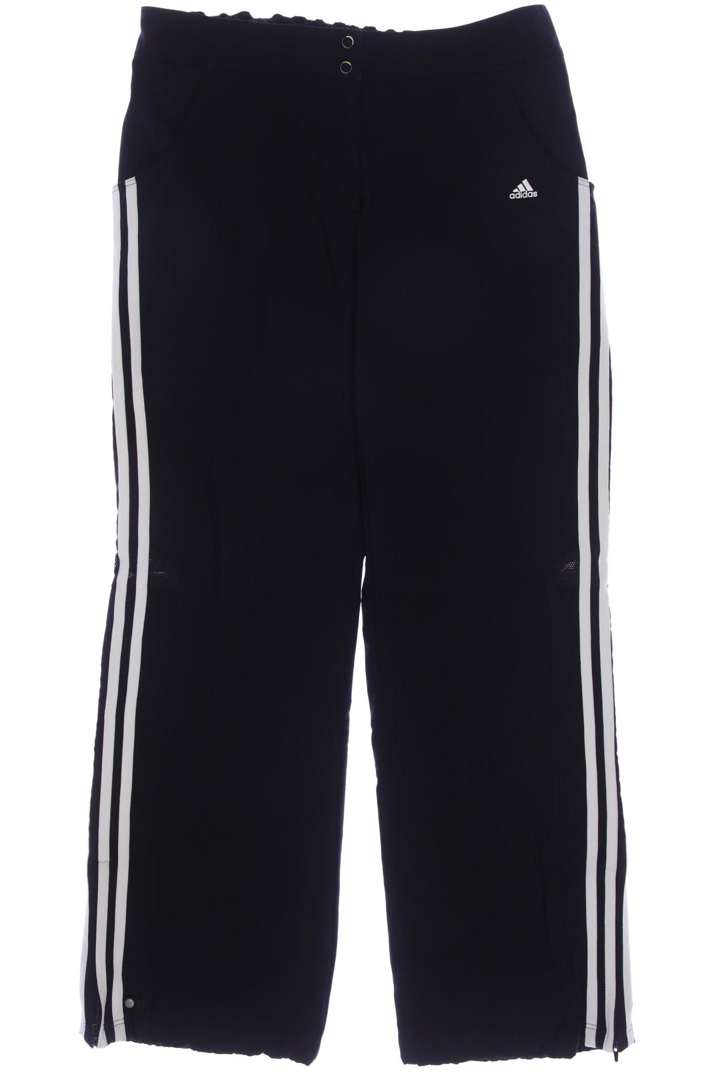 

adidas Damen Stoffhose, schwarz, Gr. 40
