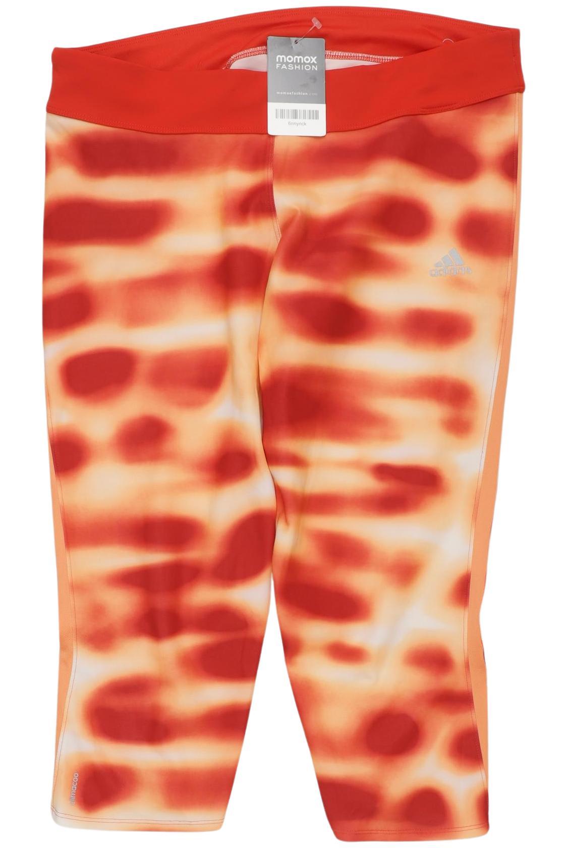 

adidas Damen Stoffhose, orange, Gr. 0