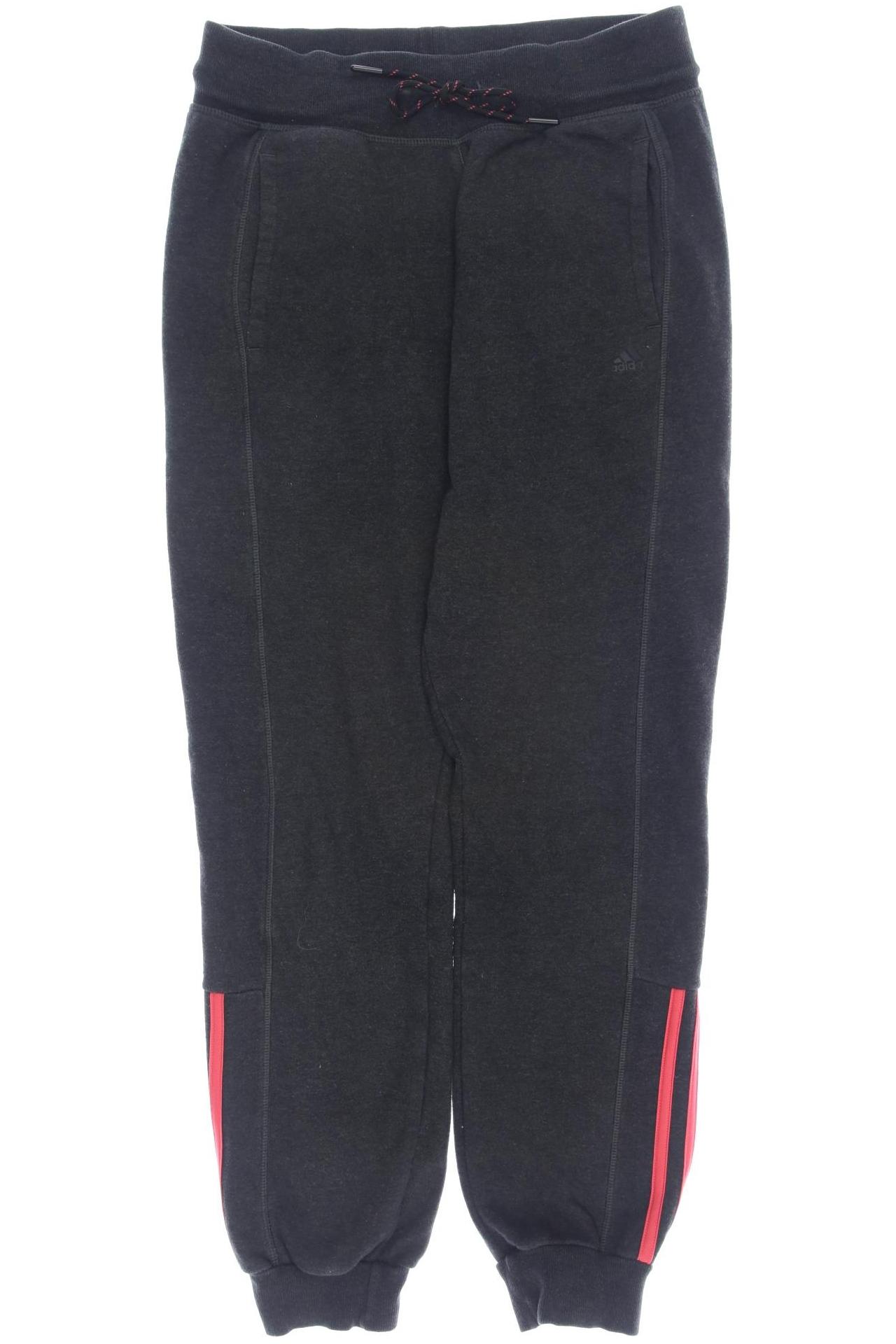 

adidas Damen Stoffhose, grau, Gr. 0