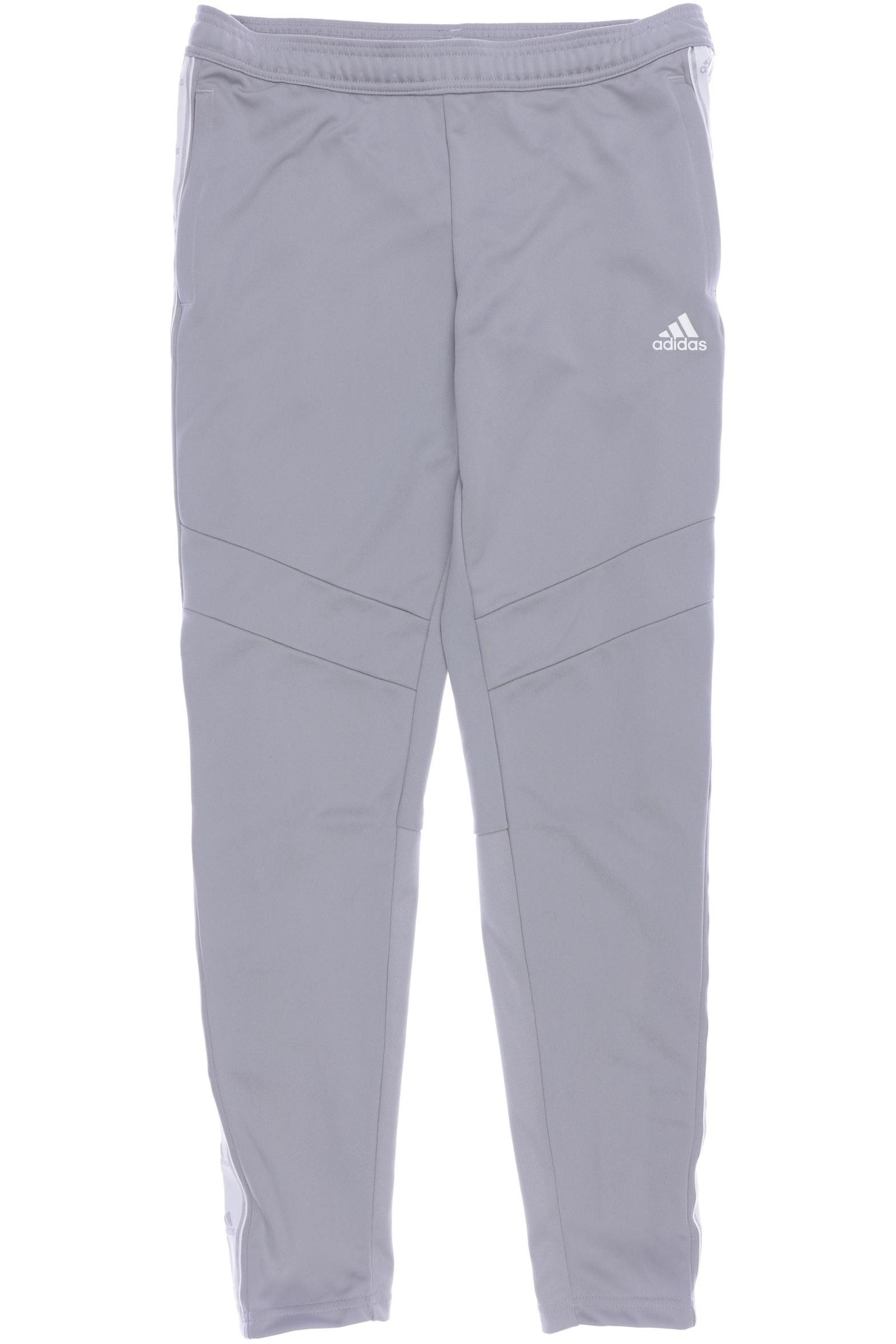 

adidas Damen Stoffhose, grau, Gr. 38