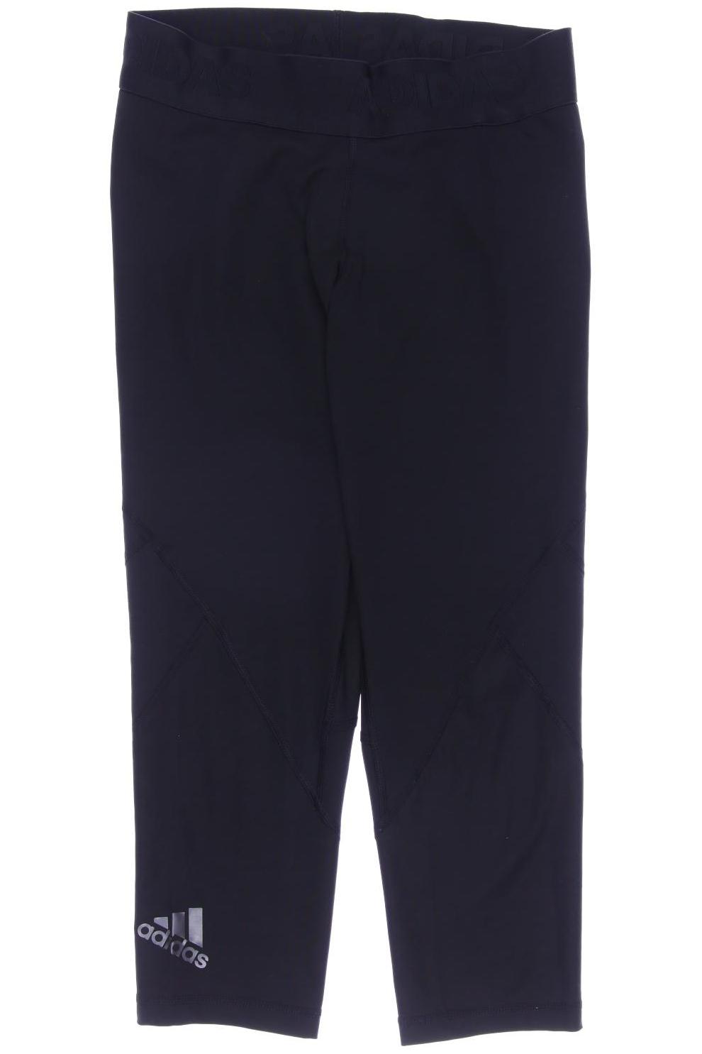 

adidas Damen Stoffhose, schwarz, Gr. 0