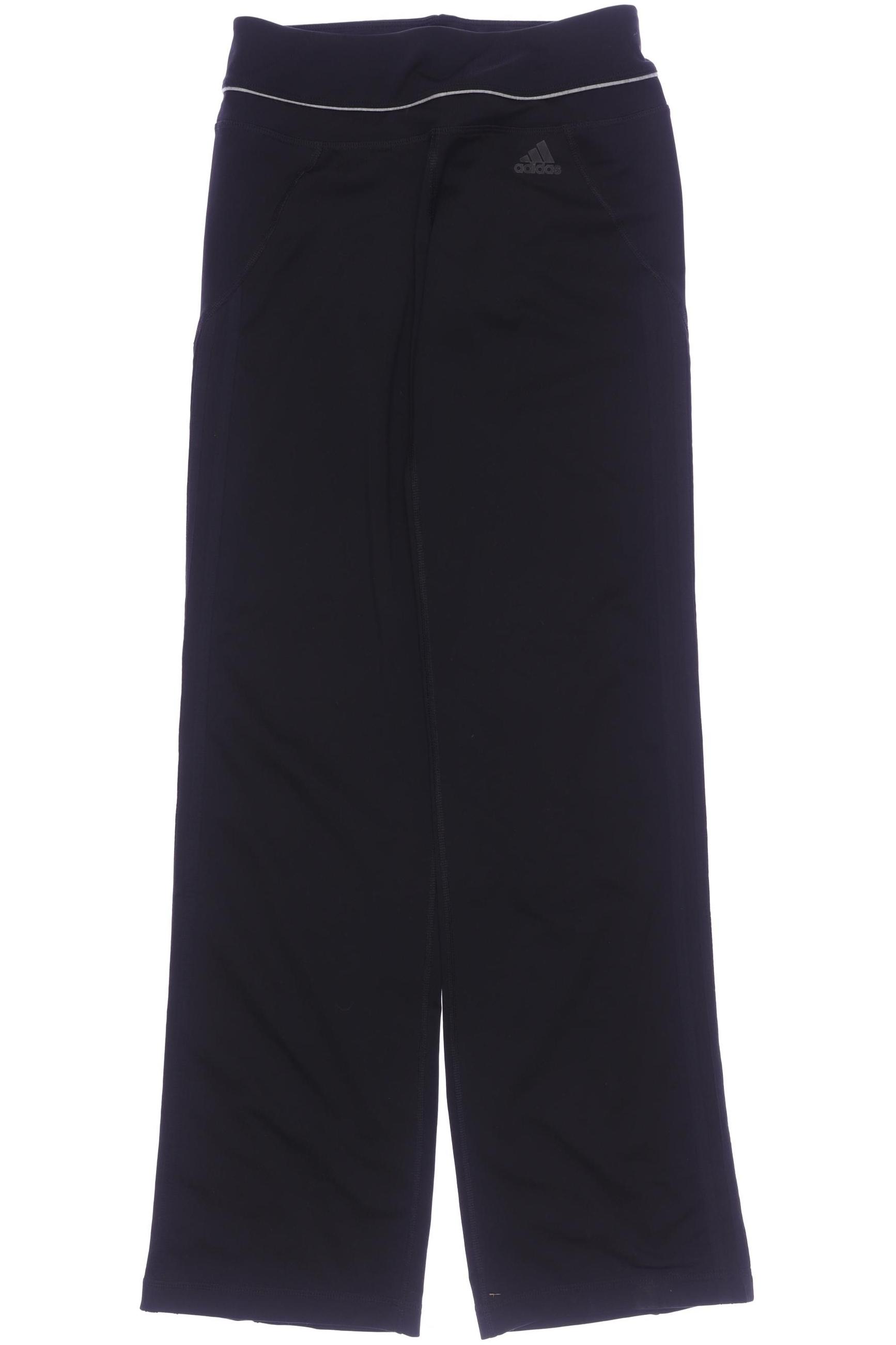 

adidas Damen Stoffhose, schwarz, Gr. 0