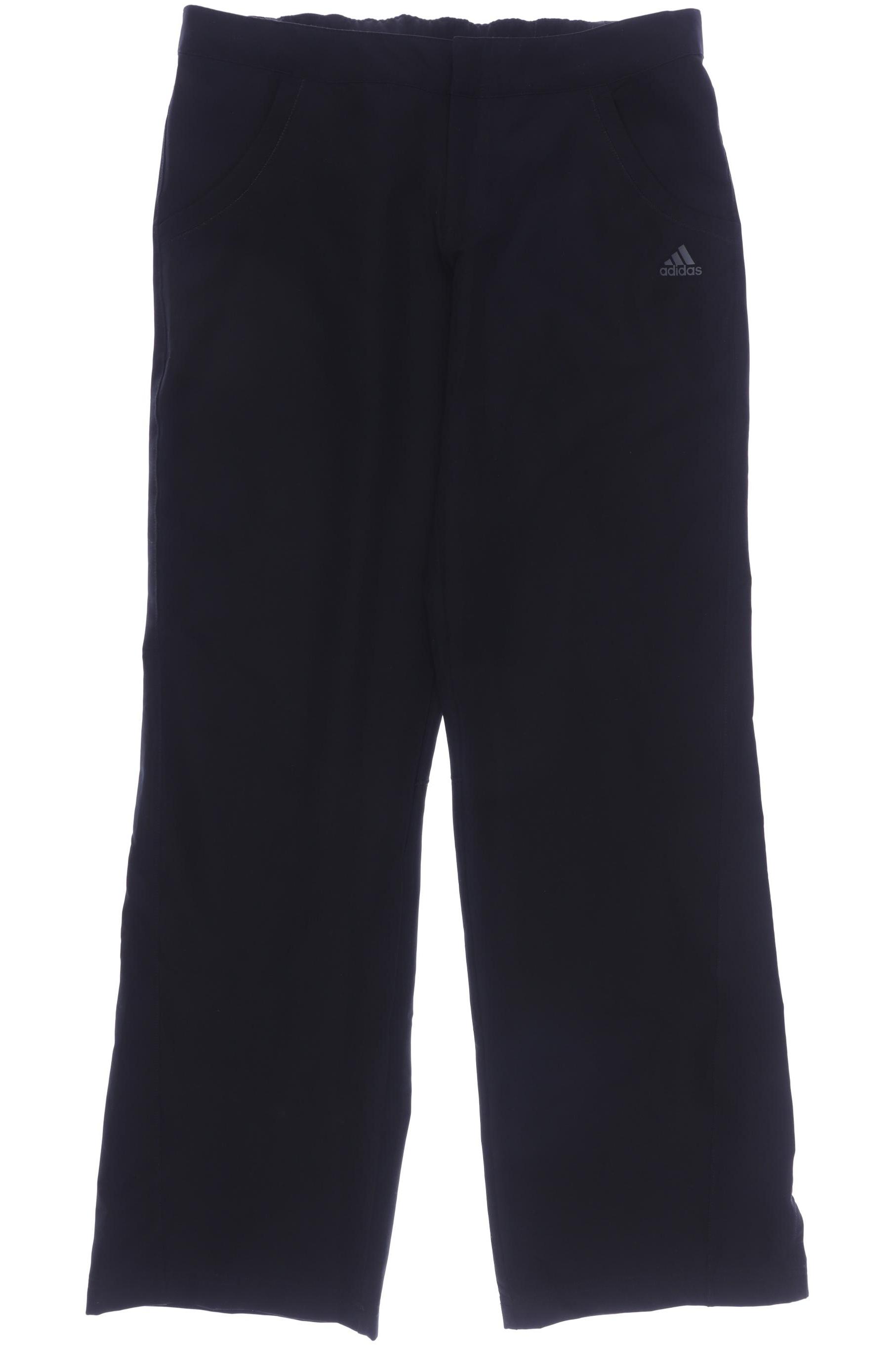 

adidas Damen Stoffhose, schwarz, Gr. 40