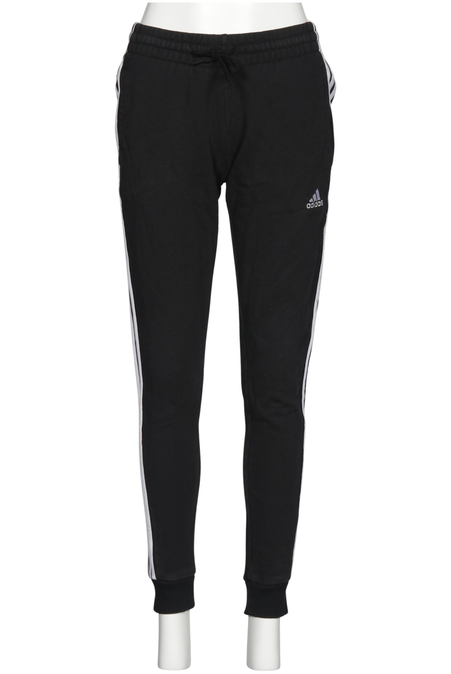 

adidas Damen Stoffhose, schwarz, Gr. 0