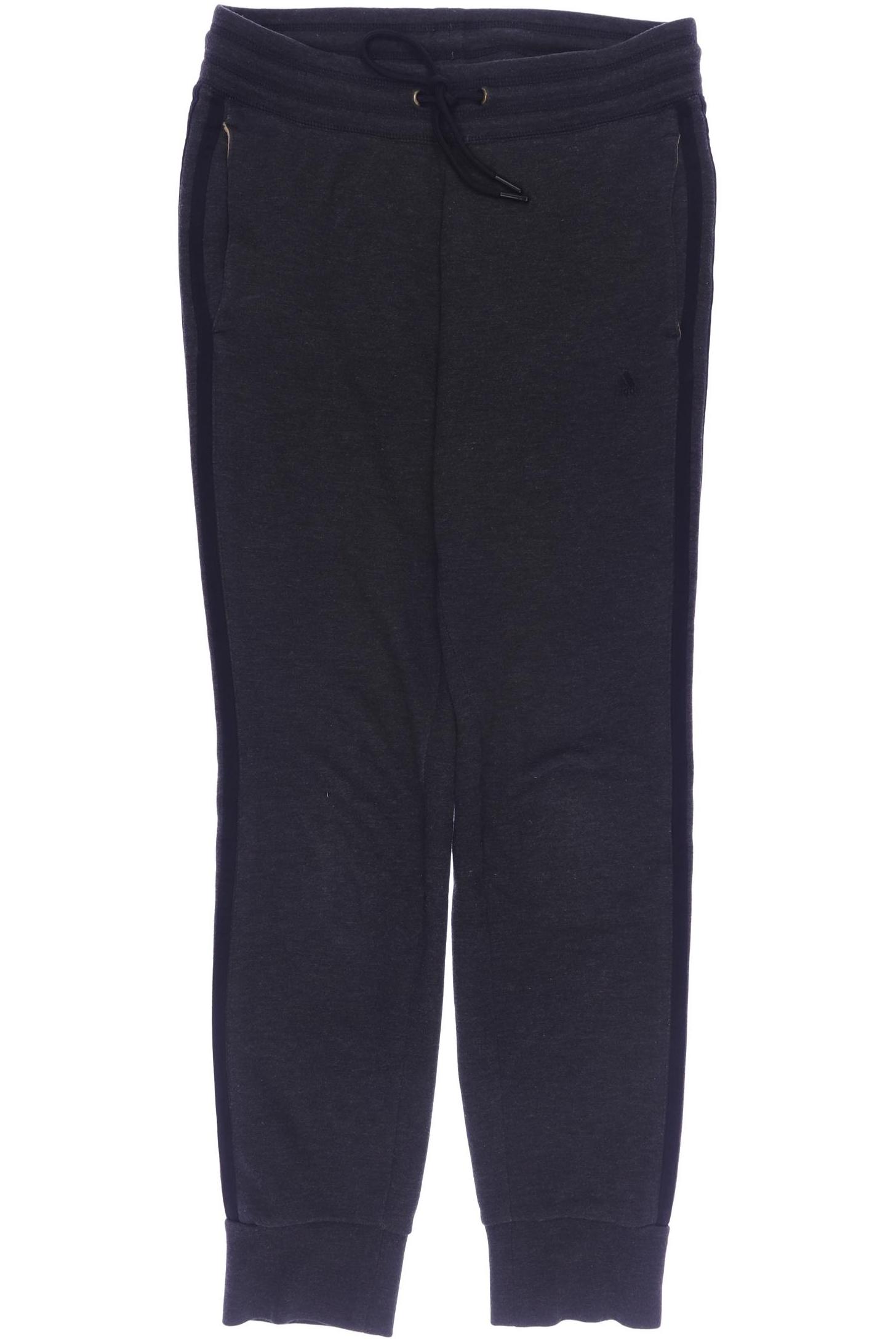

adidas Damen Stoffhose, grau, Gr. 0