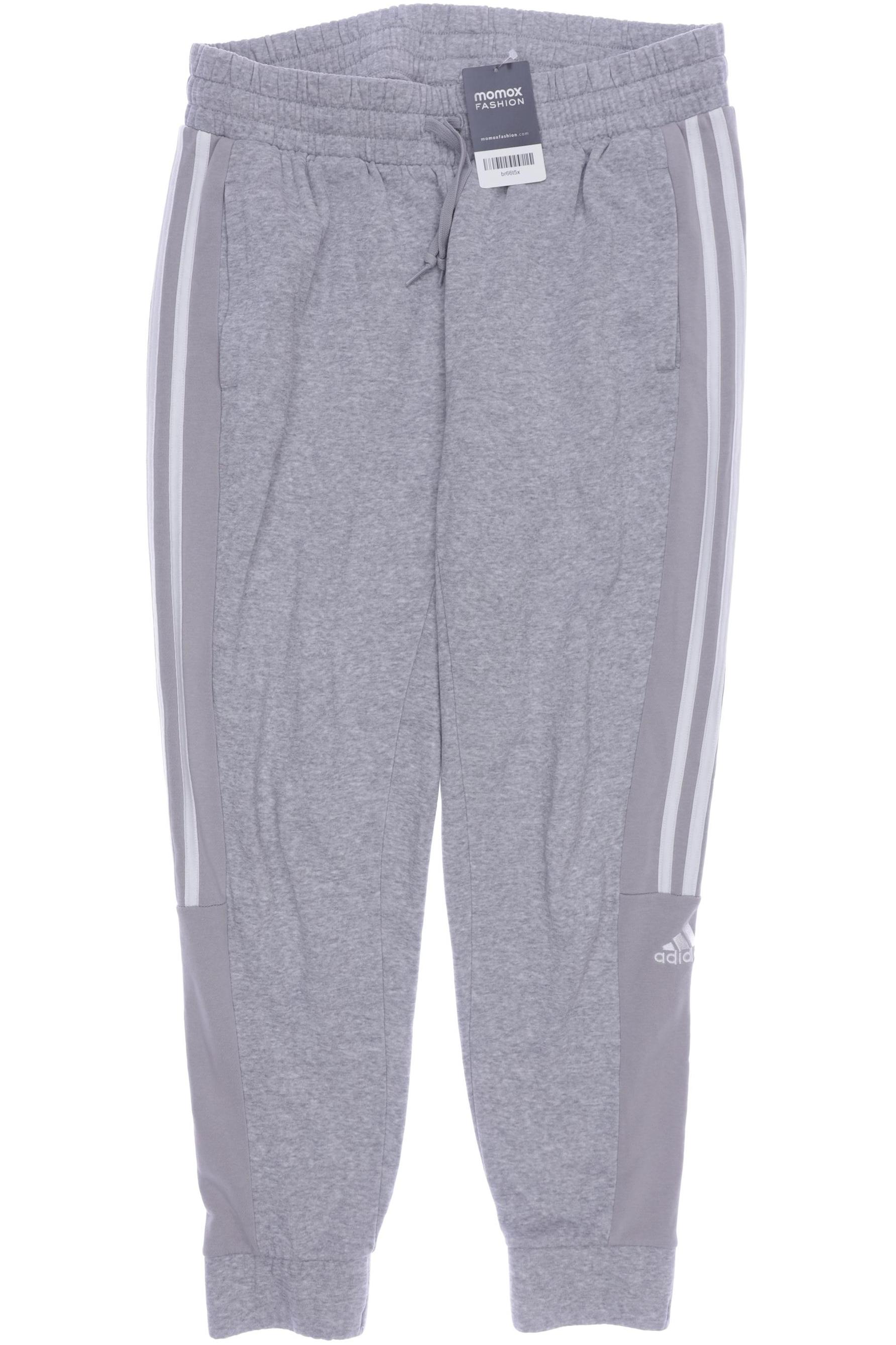 

adidas Damen Stoffhose, grau, Gr. 0