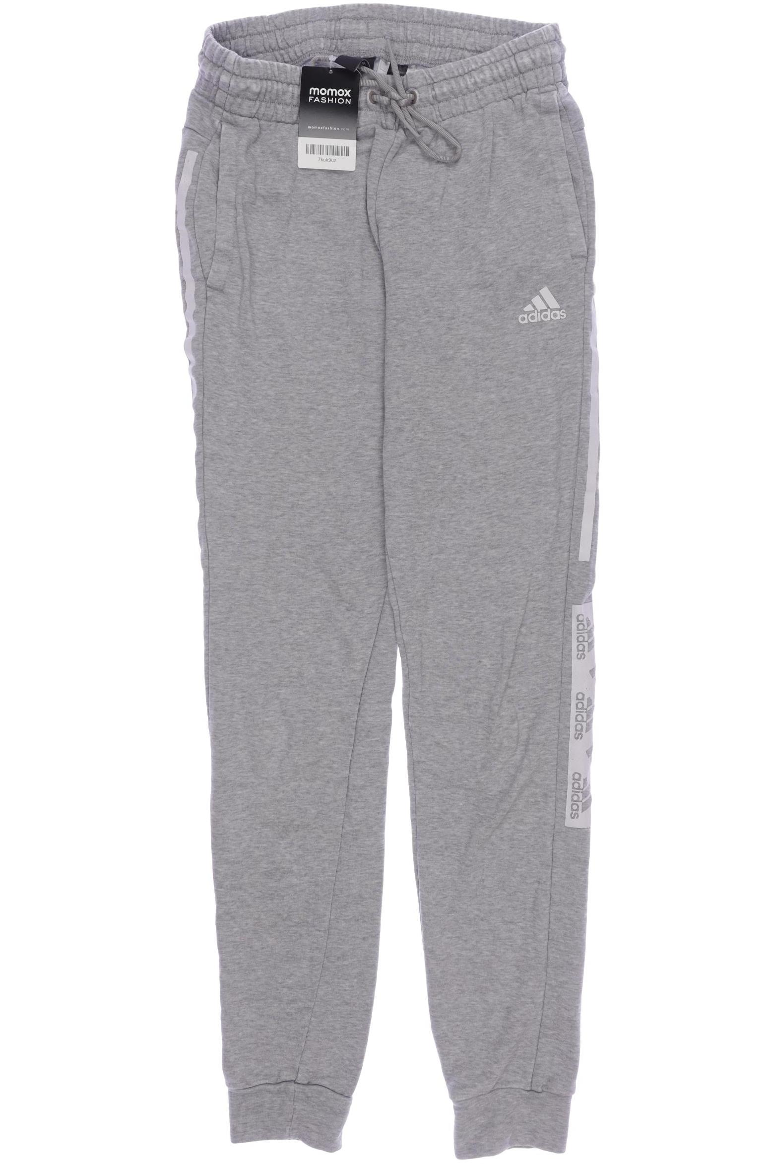 

adidas Damen Stoffhose, grau, Gr. 0