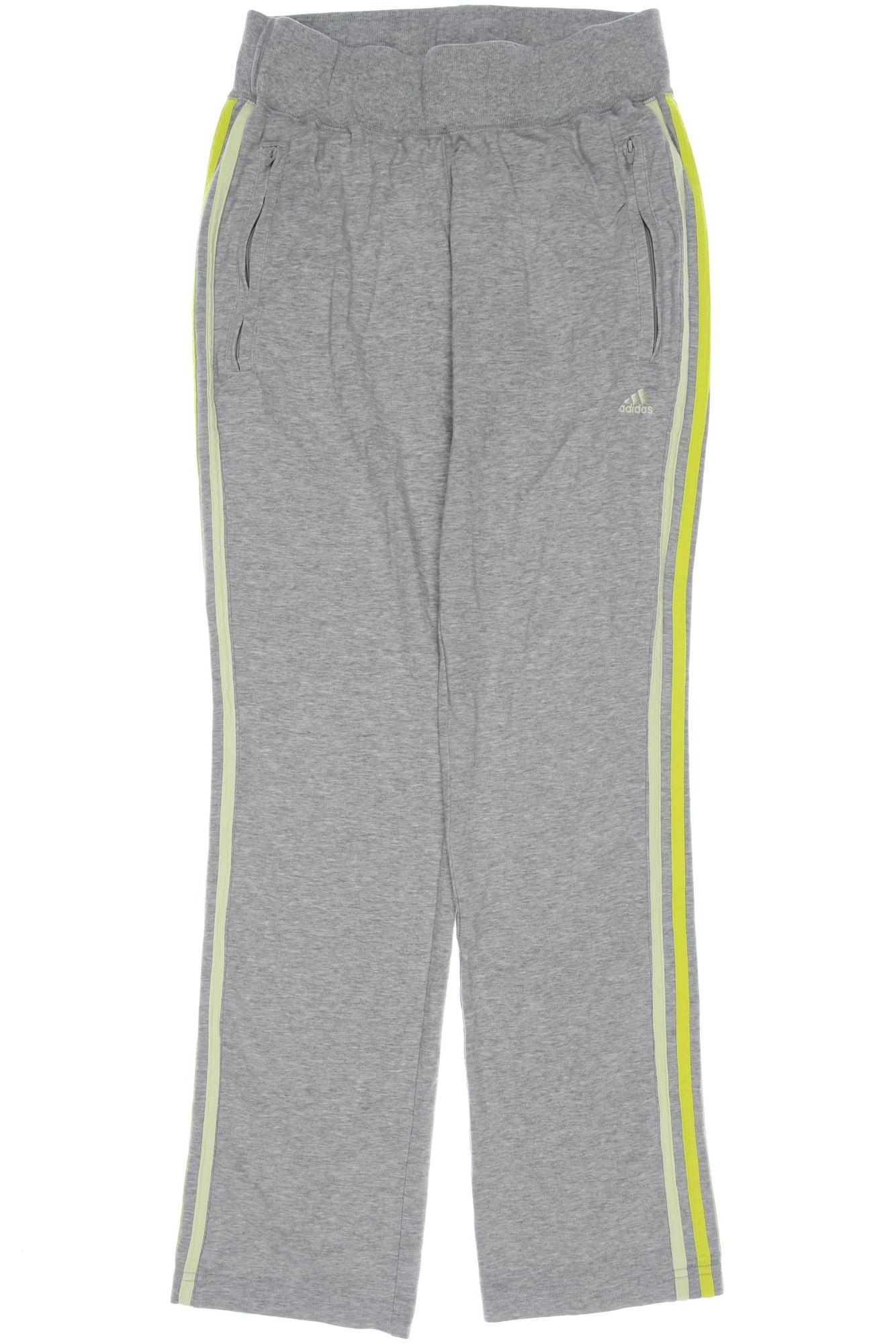 

adidas Damen Stoffhose, grau, Gr. 0