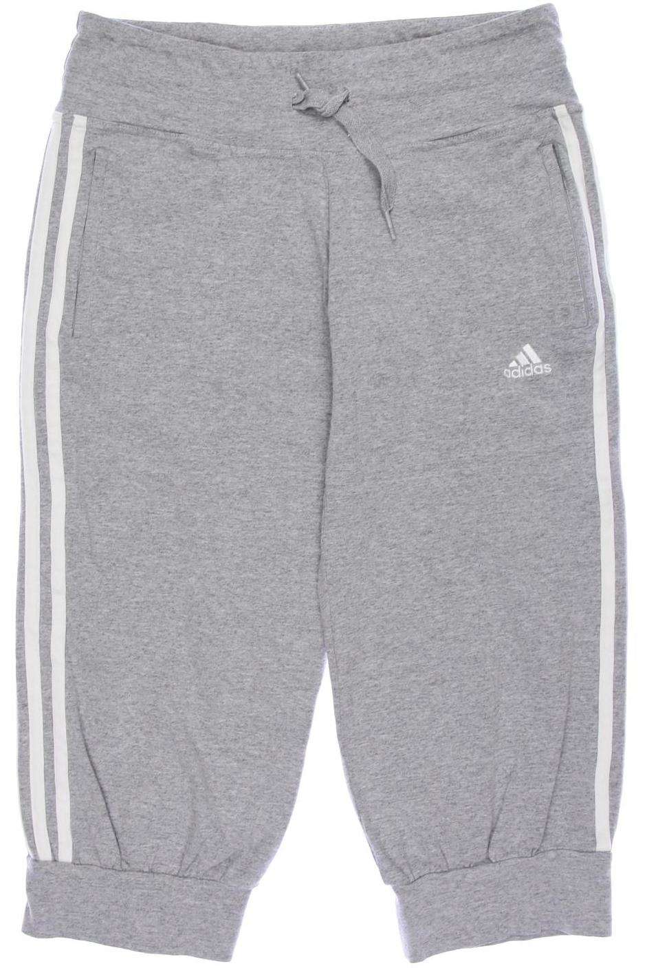 

adidas Damen Stoffhose, grau, Gr. 34
