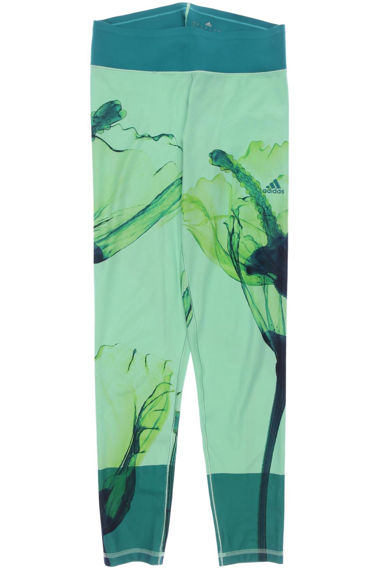 

adidas Damen Stoffhose, hellgrün, Gr. 0