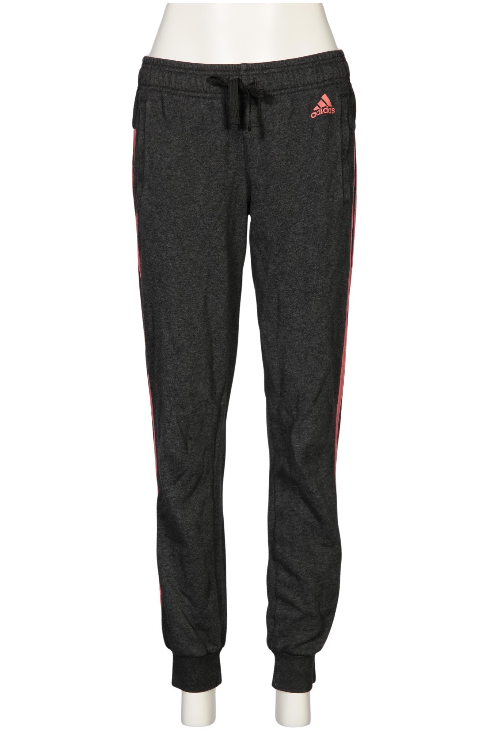 

adidas Damen Stoffhose, grau, Gr. 0