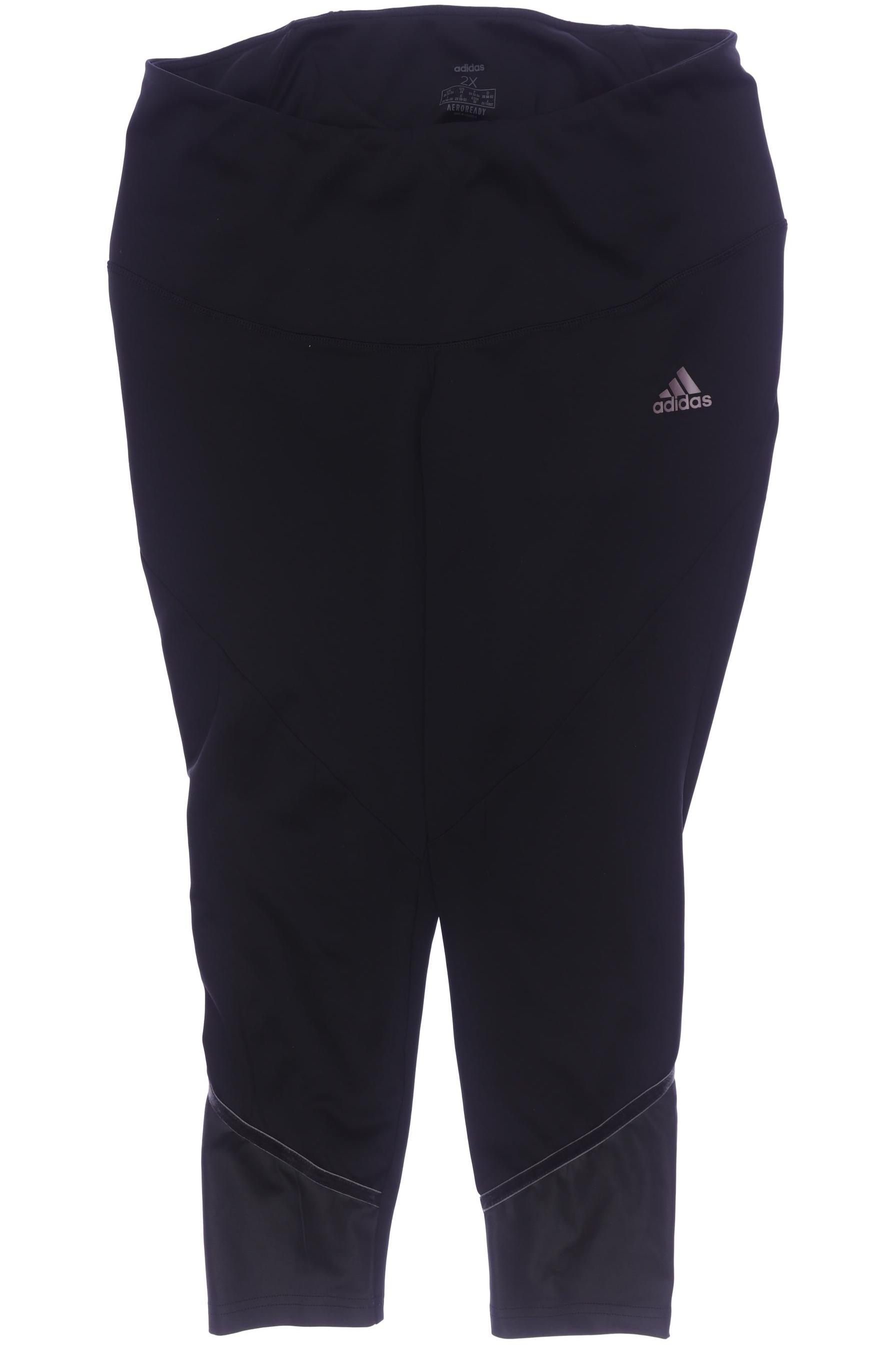 

adidas Damen Stoffhose, schwarz, Gr. 0