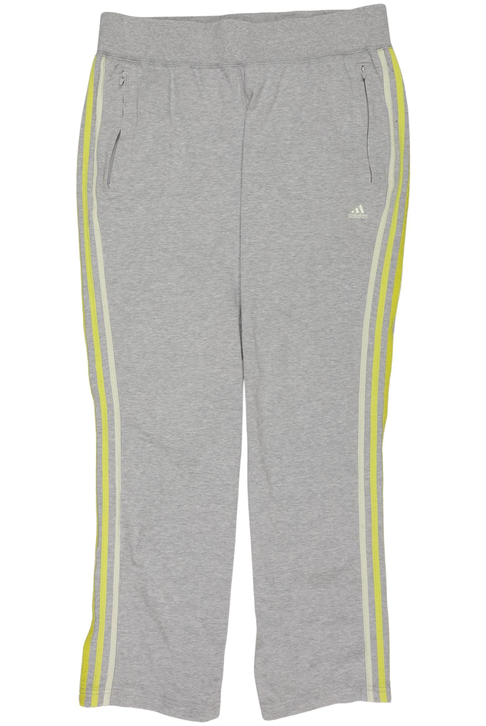 

adidas Damen Stoffhose, grau, Gr. 0
