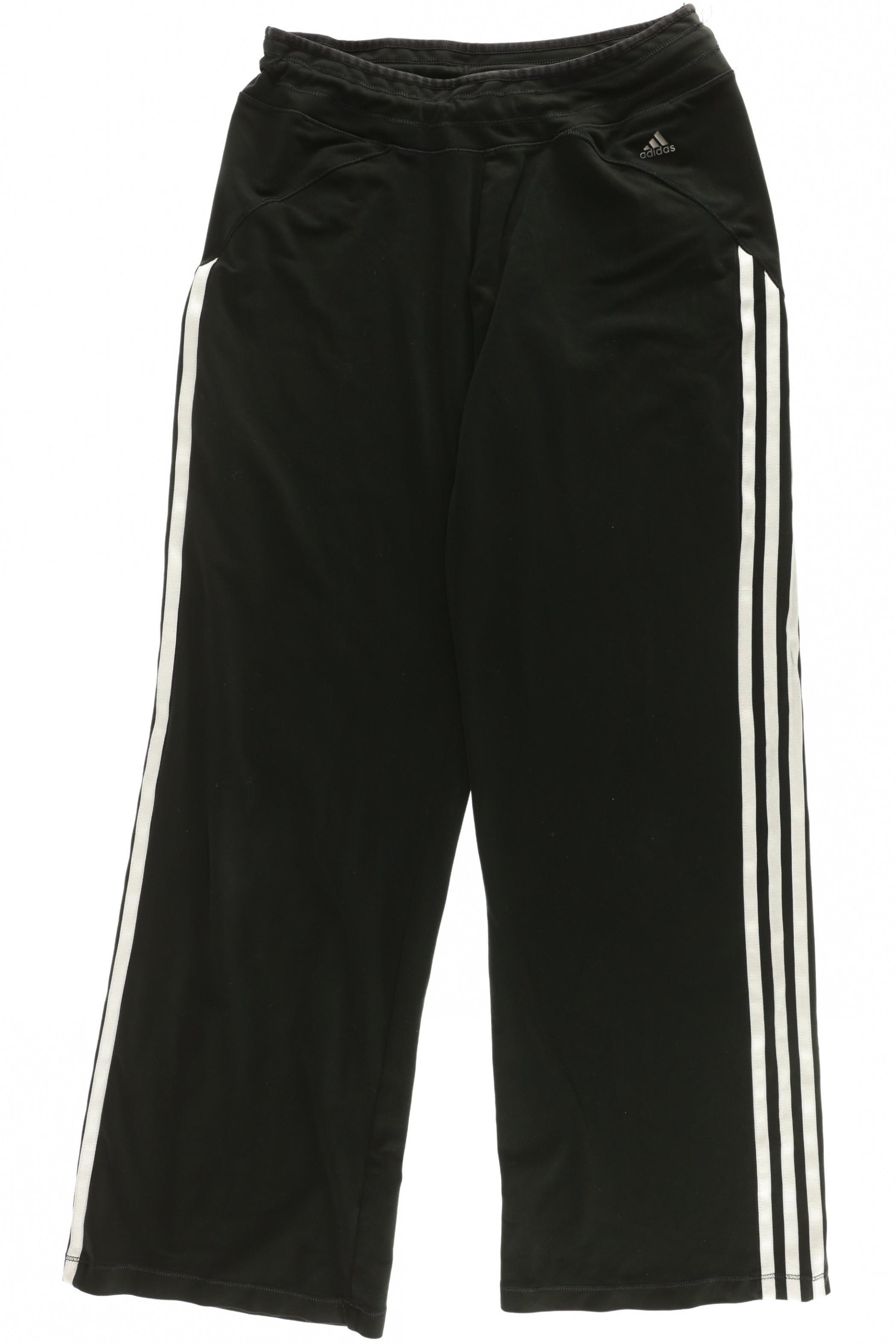 

adidas Damen Stoffhose, schwarz, Gr.
