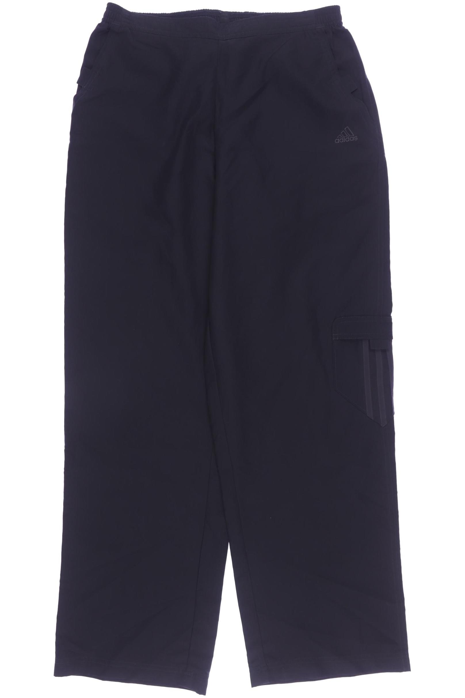 

adidas Damen Stoffhose, grau, Gr. 42