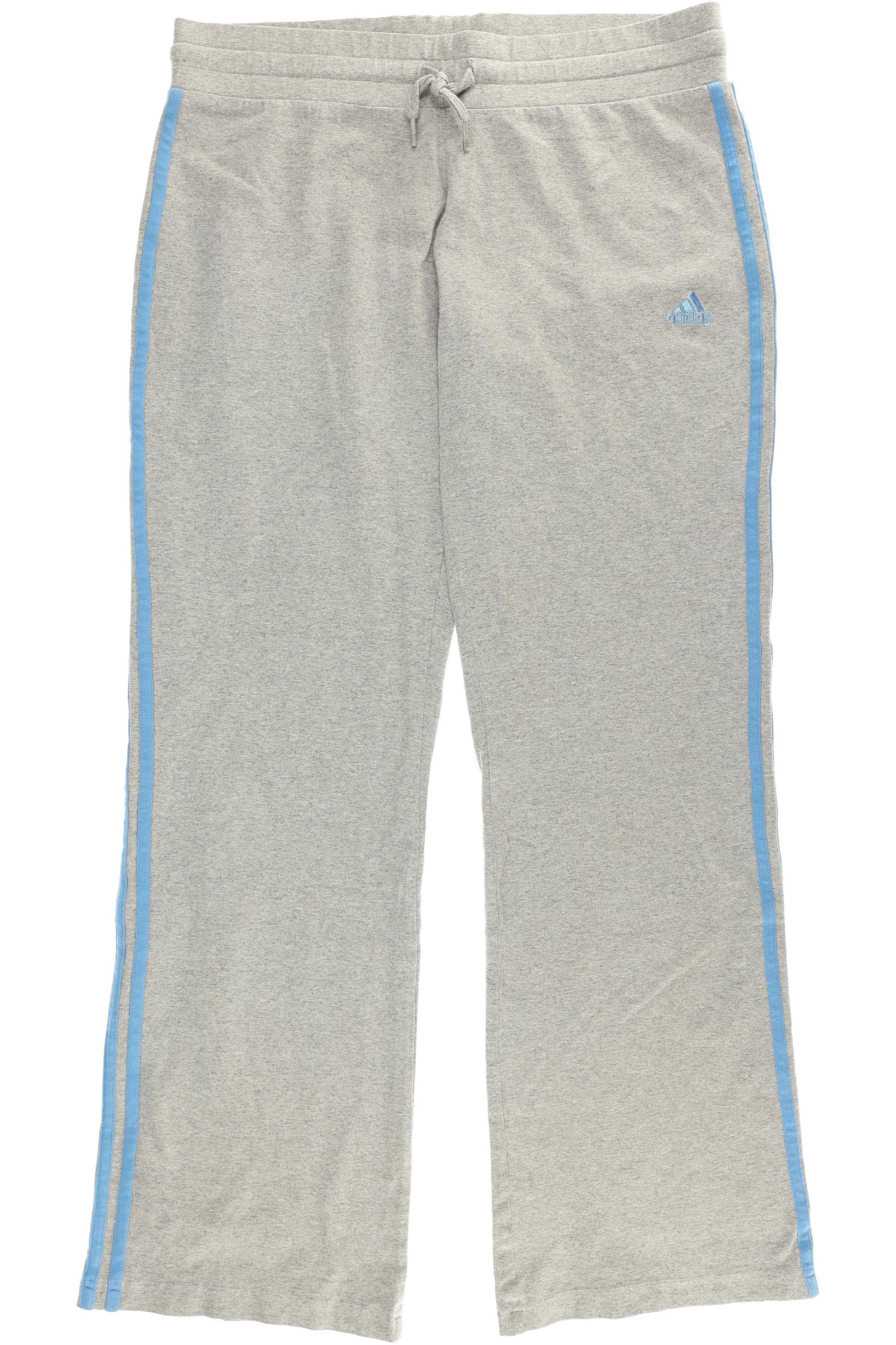 

adidas Damen Stoffhose, grau, Gr. 42