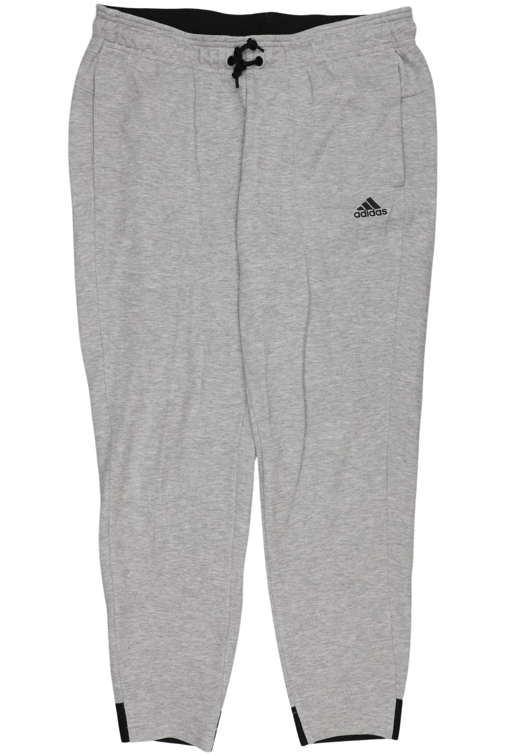 

adidas Damen Stoffhose, grau, Gr. 0