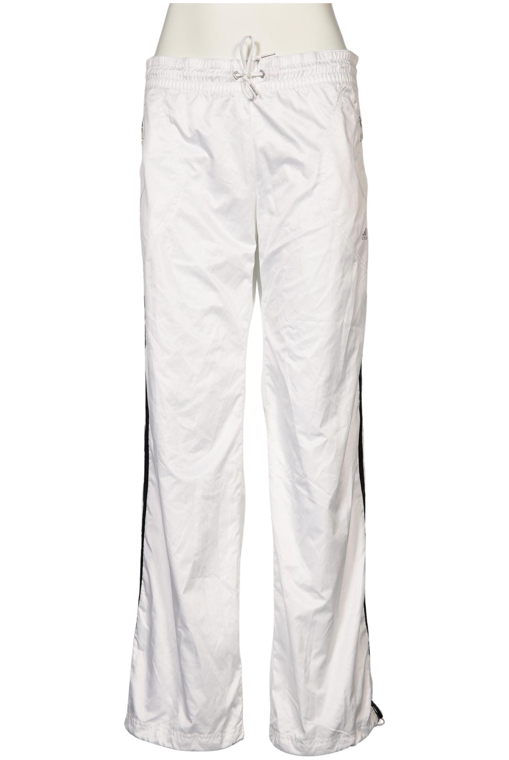 

adidas Damen Stoffhose, weiß, Gr. 40