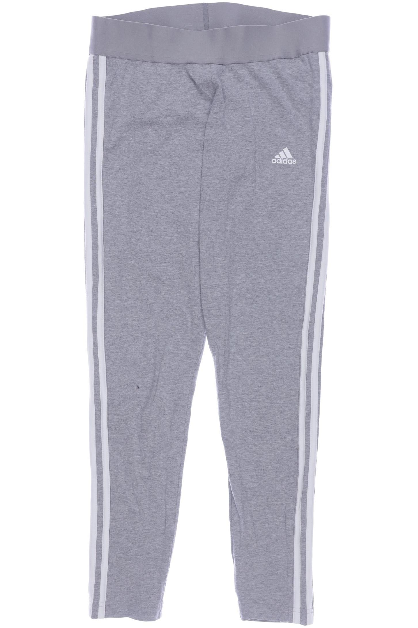 

adidas Damen Stoffhose, grau, Gr. 38