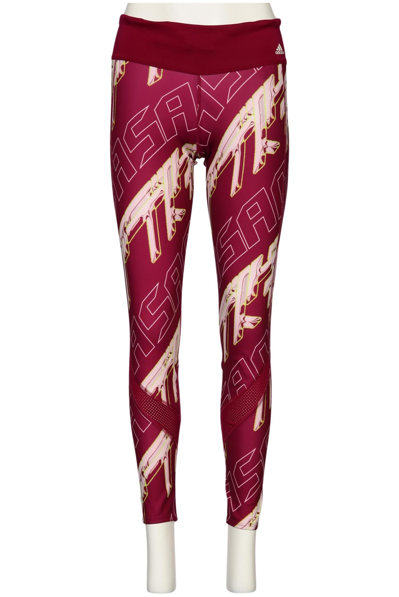 

adidas Damen Stoffhose, rot, Gr. 0