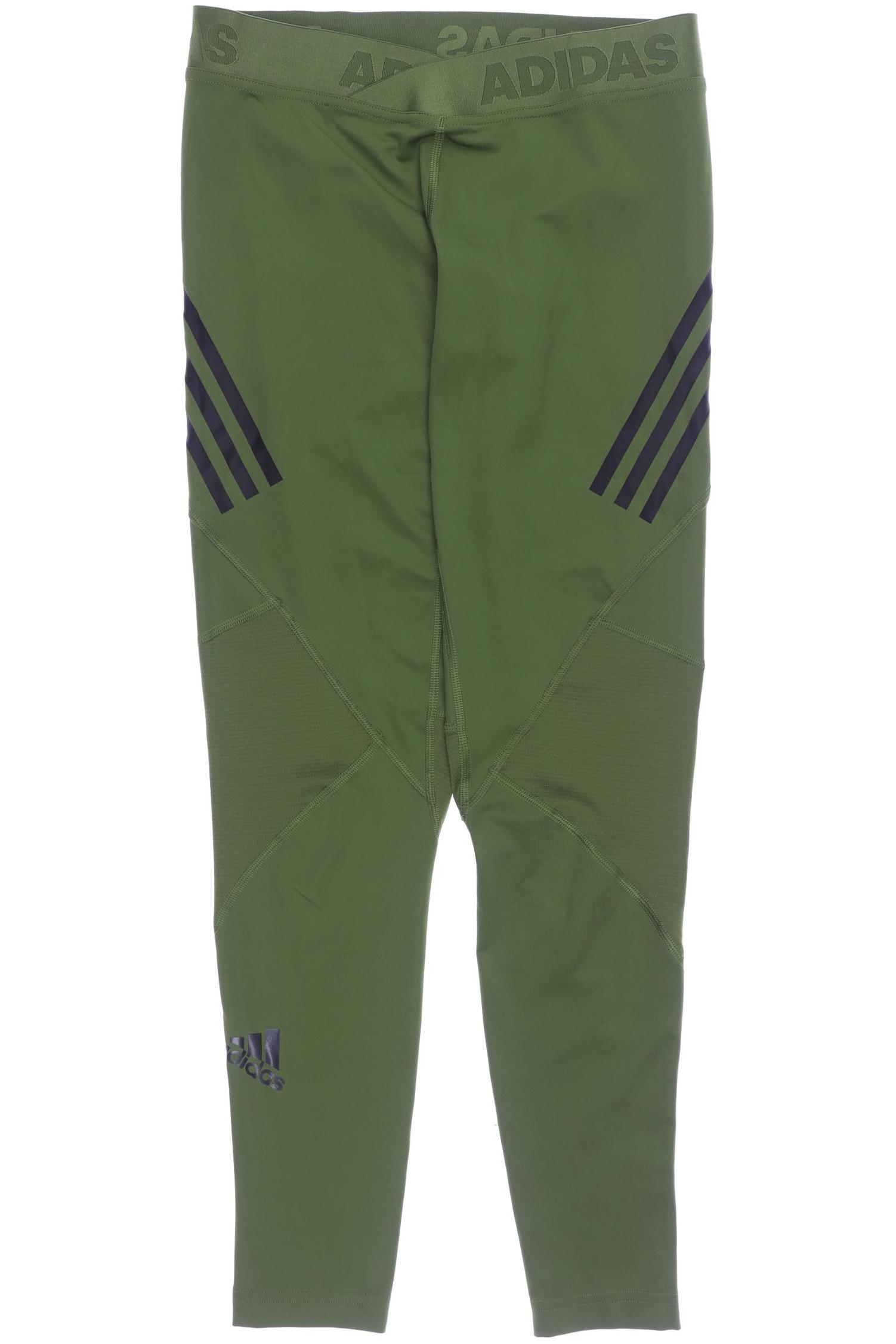 

adidas Damen Stoffhose, grün, Gr. 0