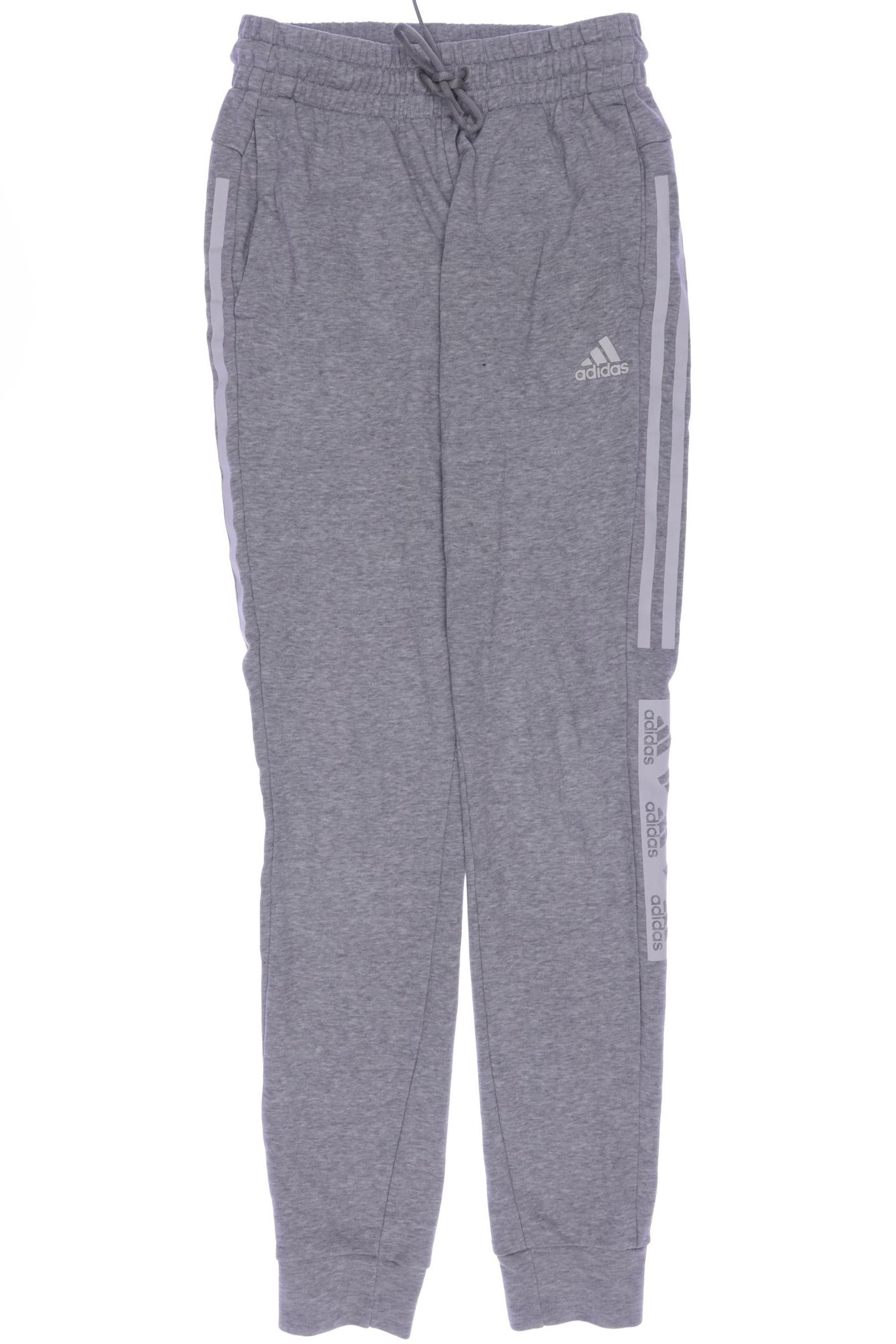 

adidas Damen Stoffhose, grau, Gr. 0