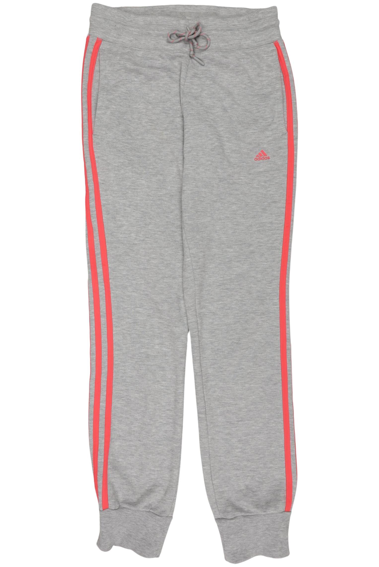 

adidas Damen Stoffhose, grau, Gr. 0