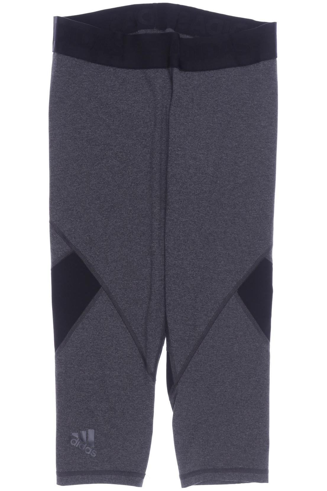 

adidas Damen Stoffhose, grau, Gr. 38