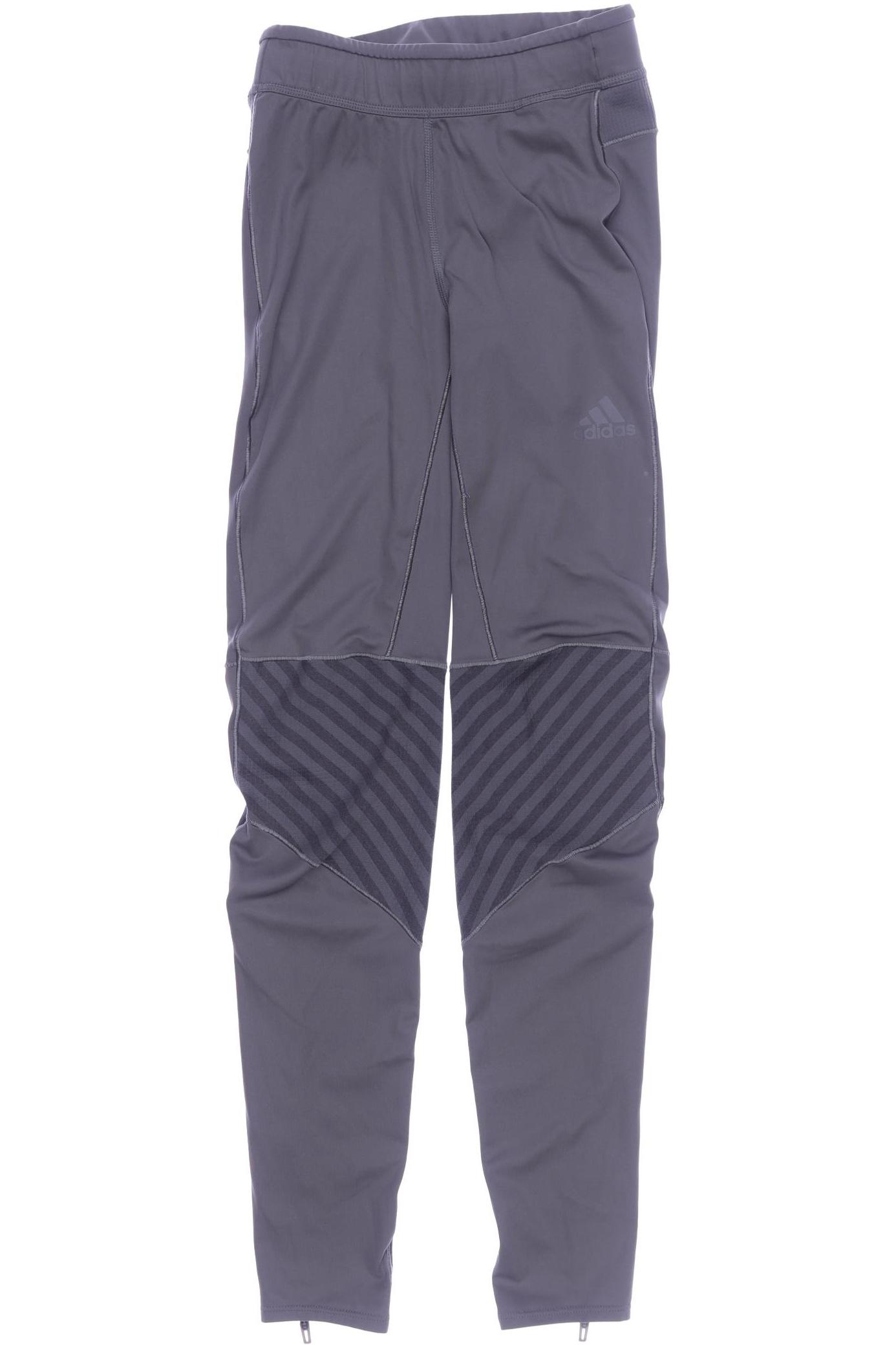 

adidas Damen Stoffhose, grau, Gr. 0