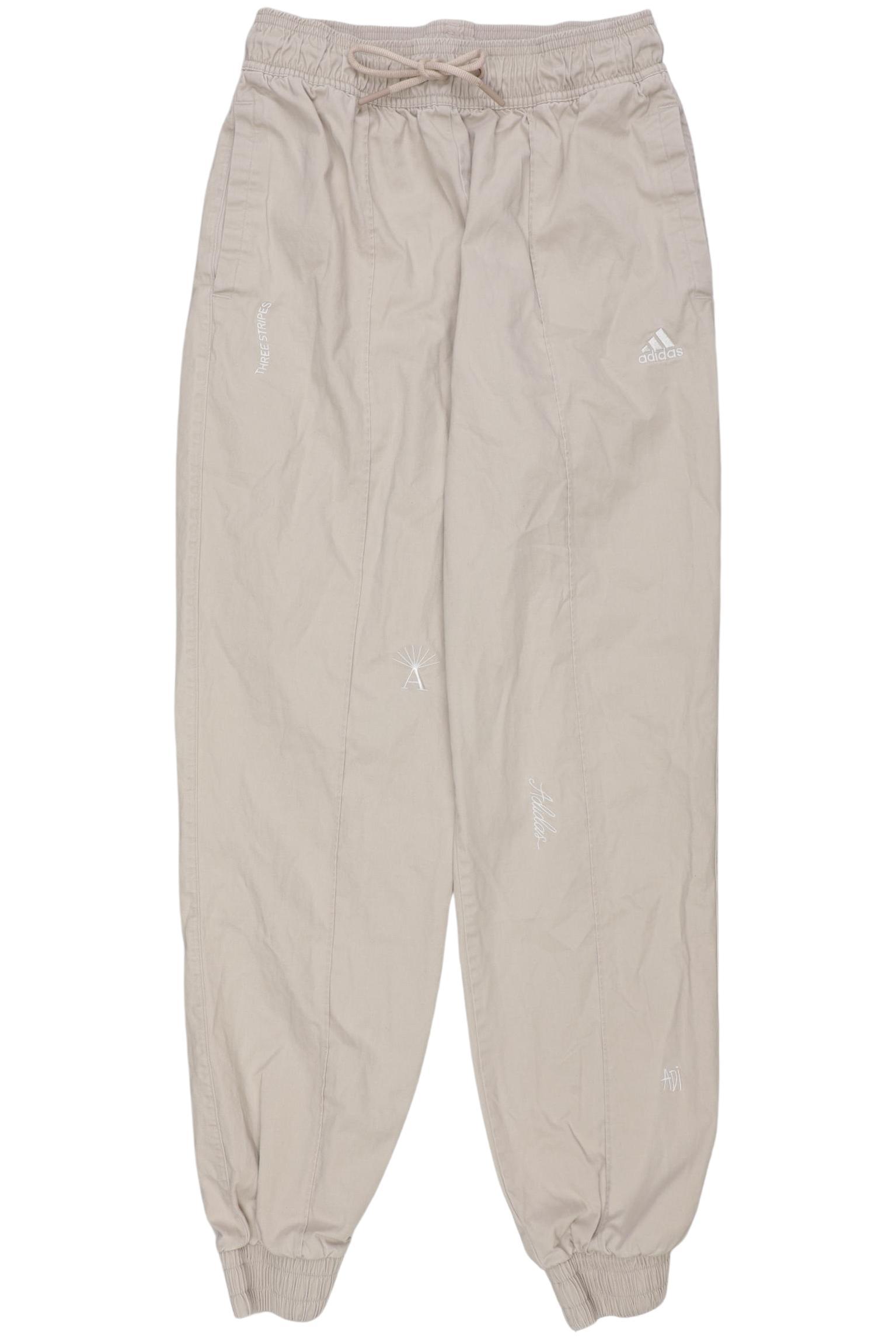 

adidas Damen Stoffhose, beige, Gr. 0