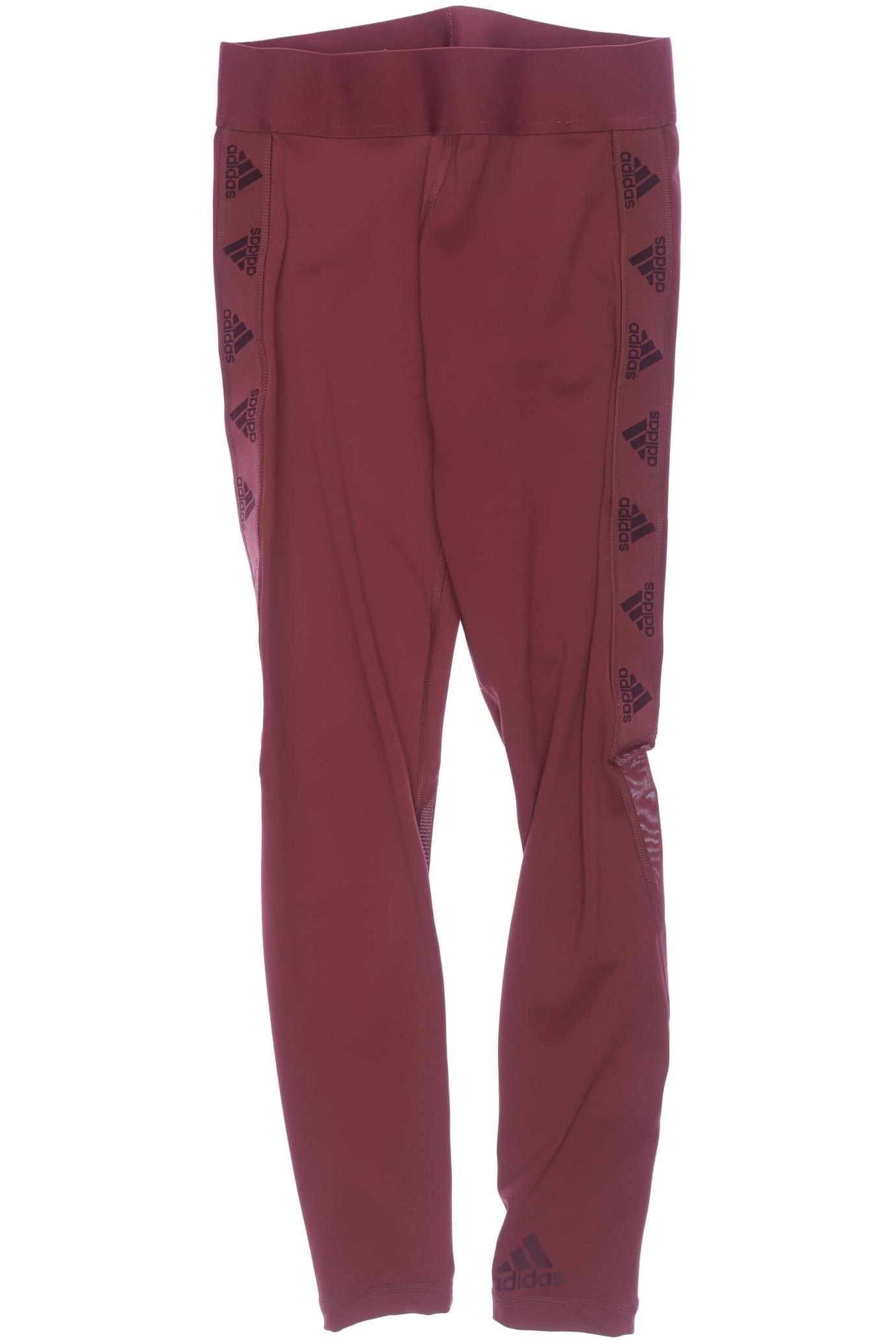 

adidas Damen Stoffhose, bordeaux, Gr. 0