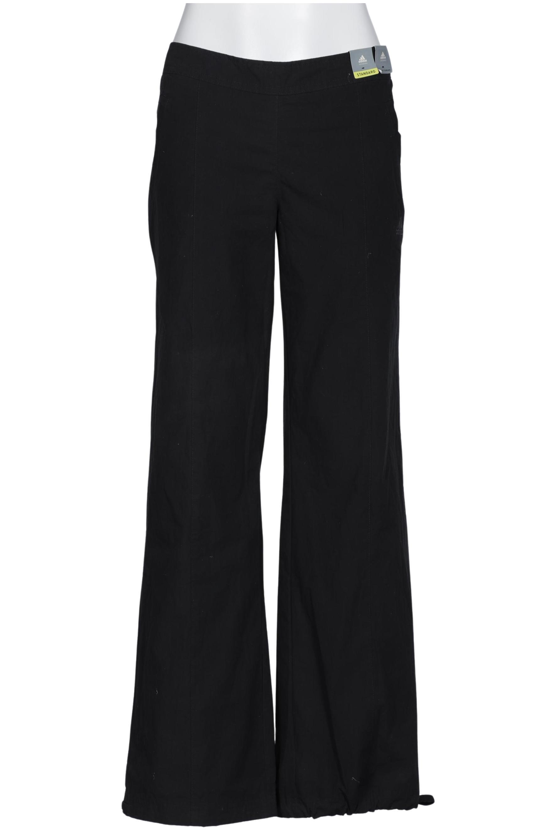 

adidas Damen Stoffhose, schwarz, Gr. 38