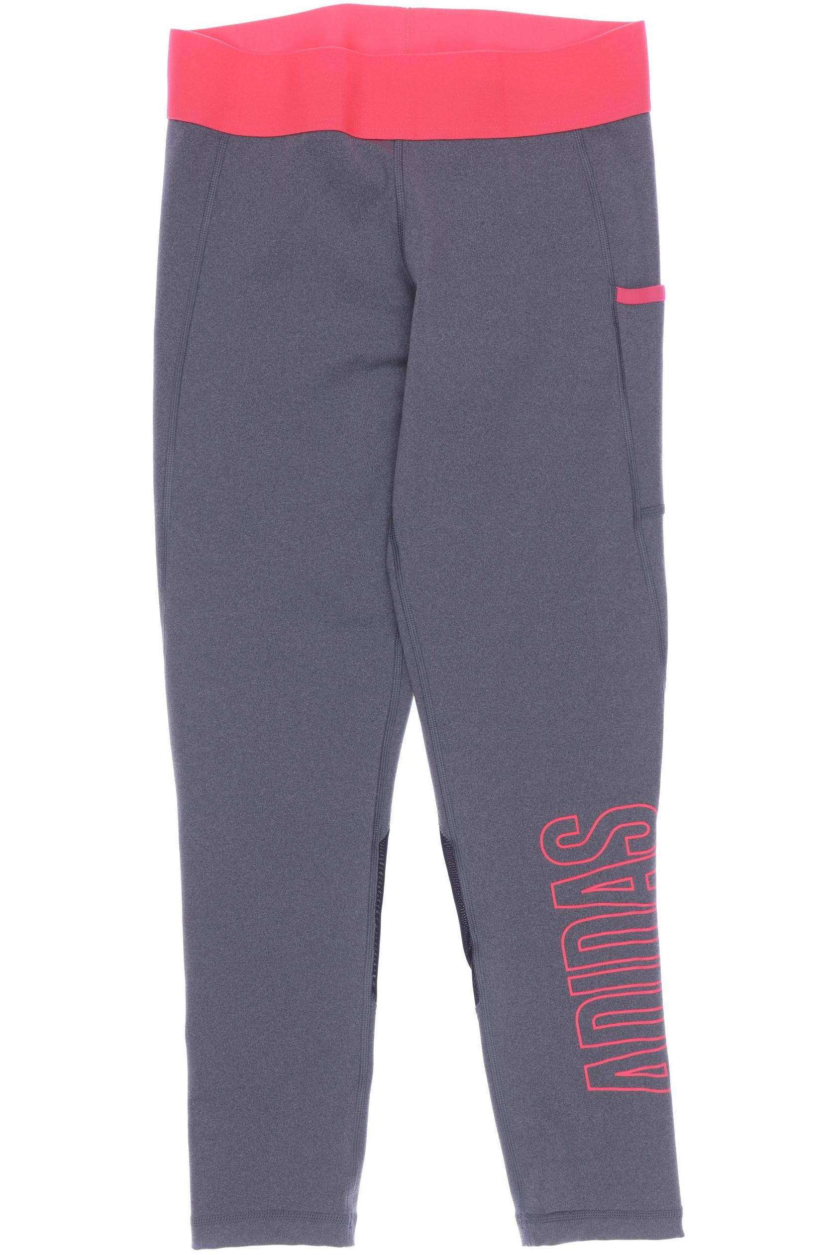 

adidas Damen Stoffhose, grau, Gr. 0