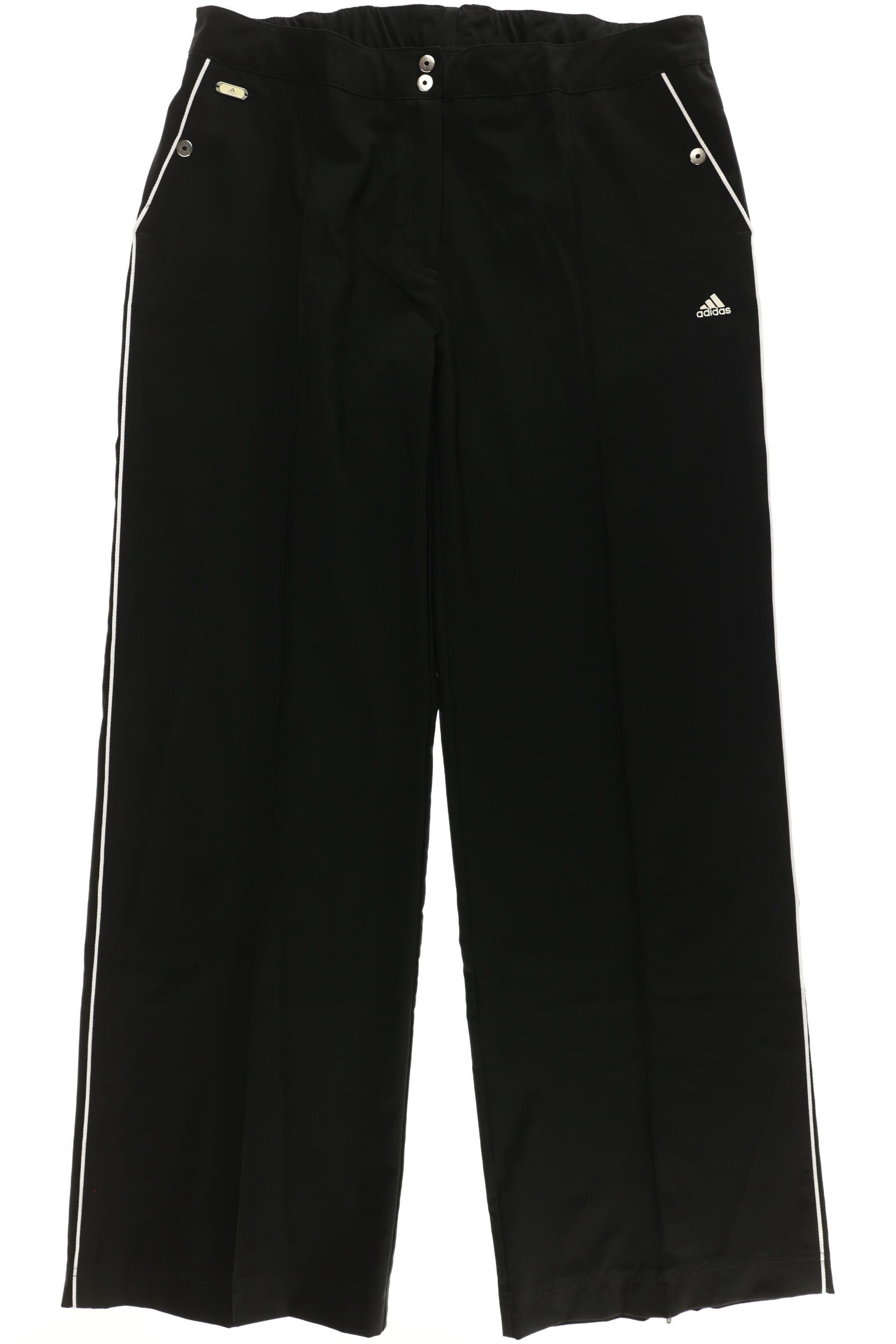 

adidas Damen Stoffhose, schwarz, Gr. 40