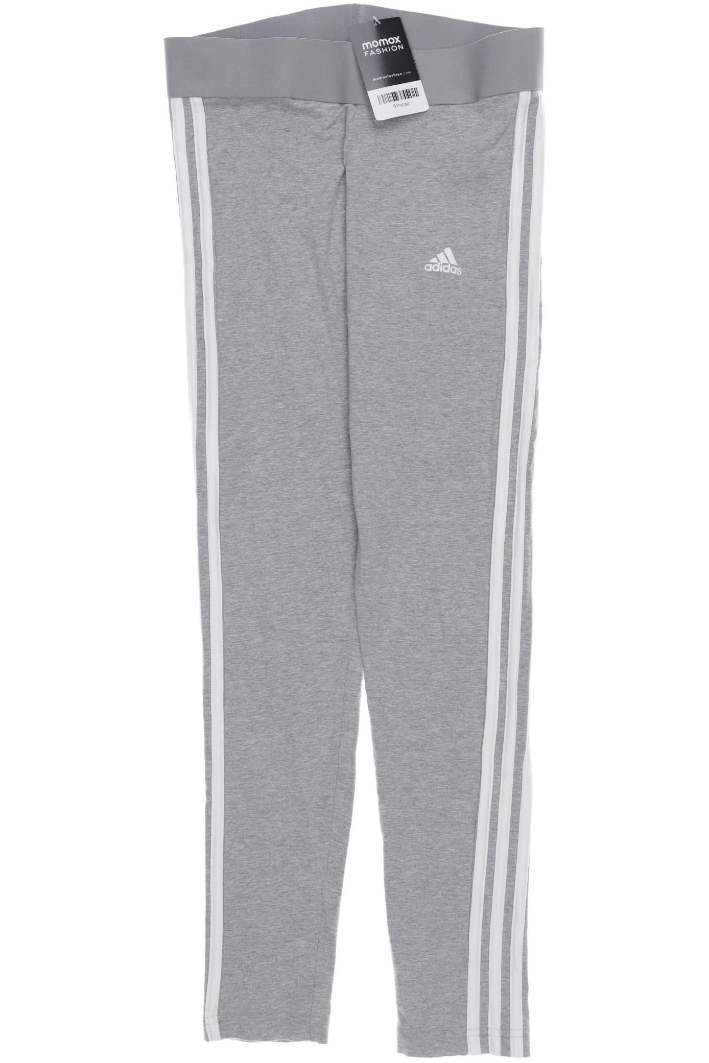 

adidas Damen Stoffhose, grau, Gr. 0