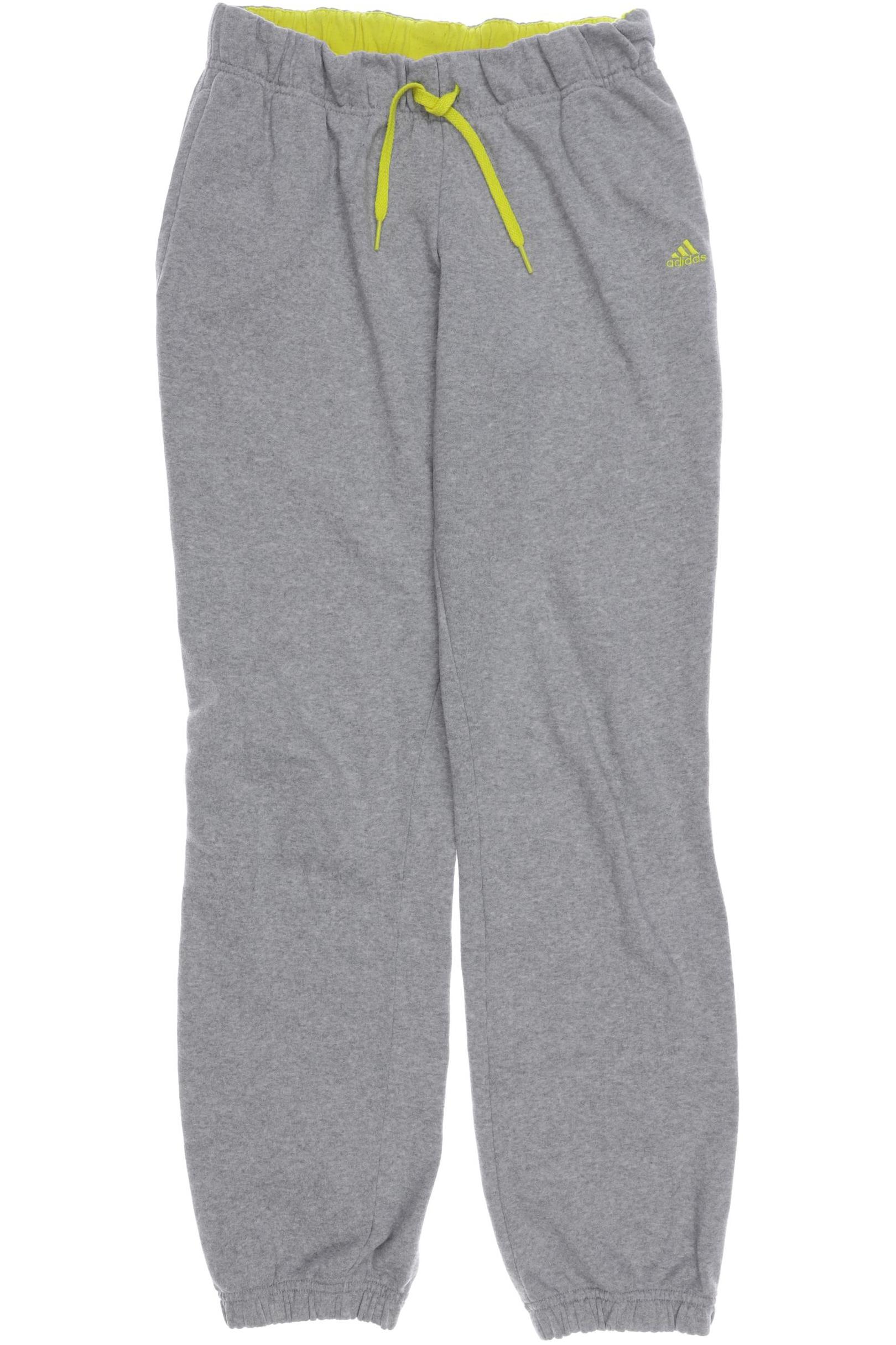 

adidas Damen Stoffhose, grau, Gr. 34