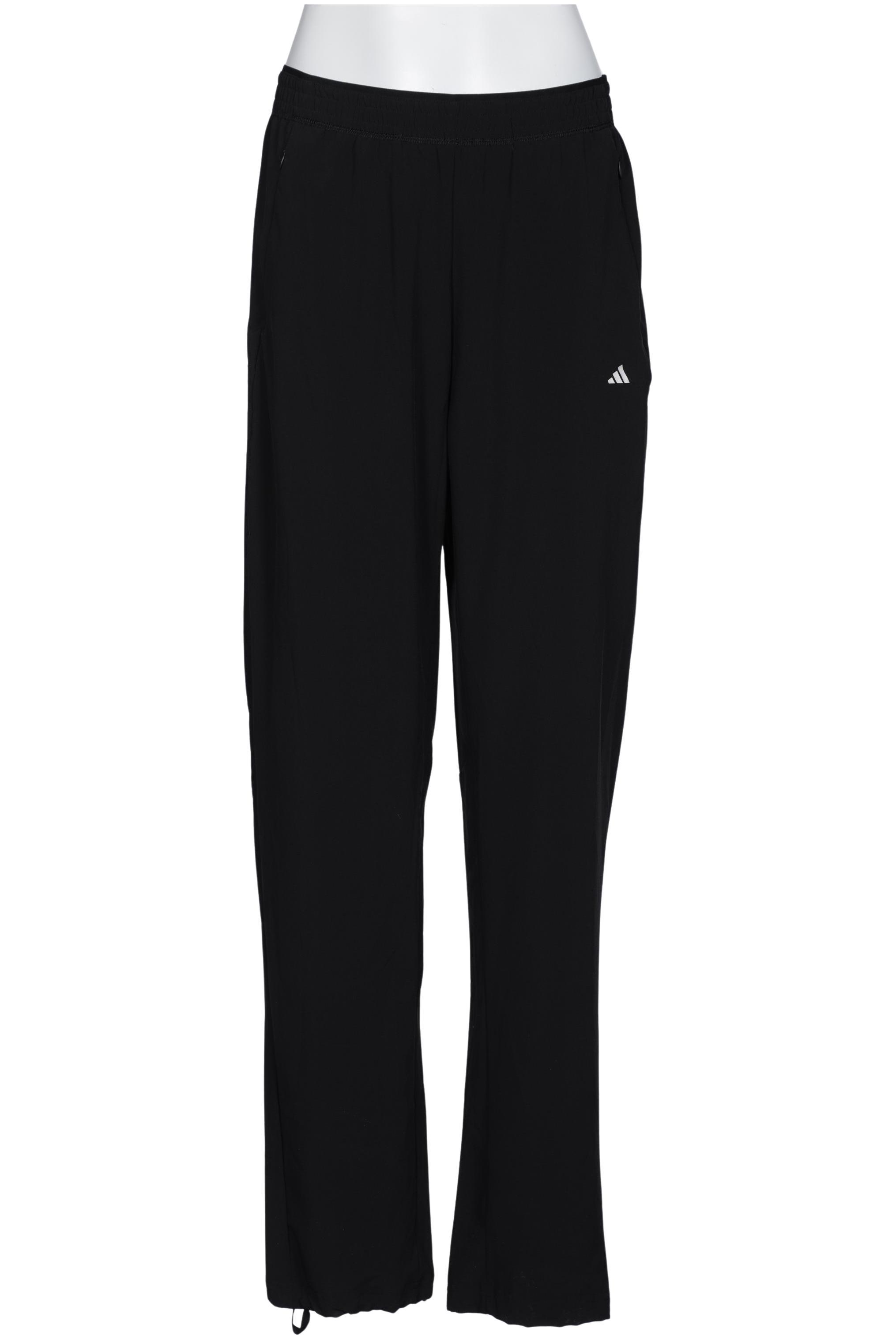 

adidas Damen Stoffhose, schwarz, Gr. 38