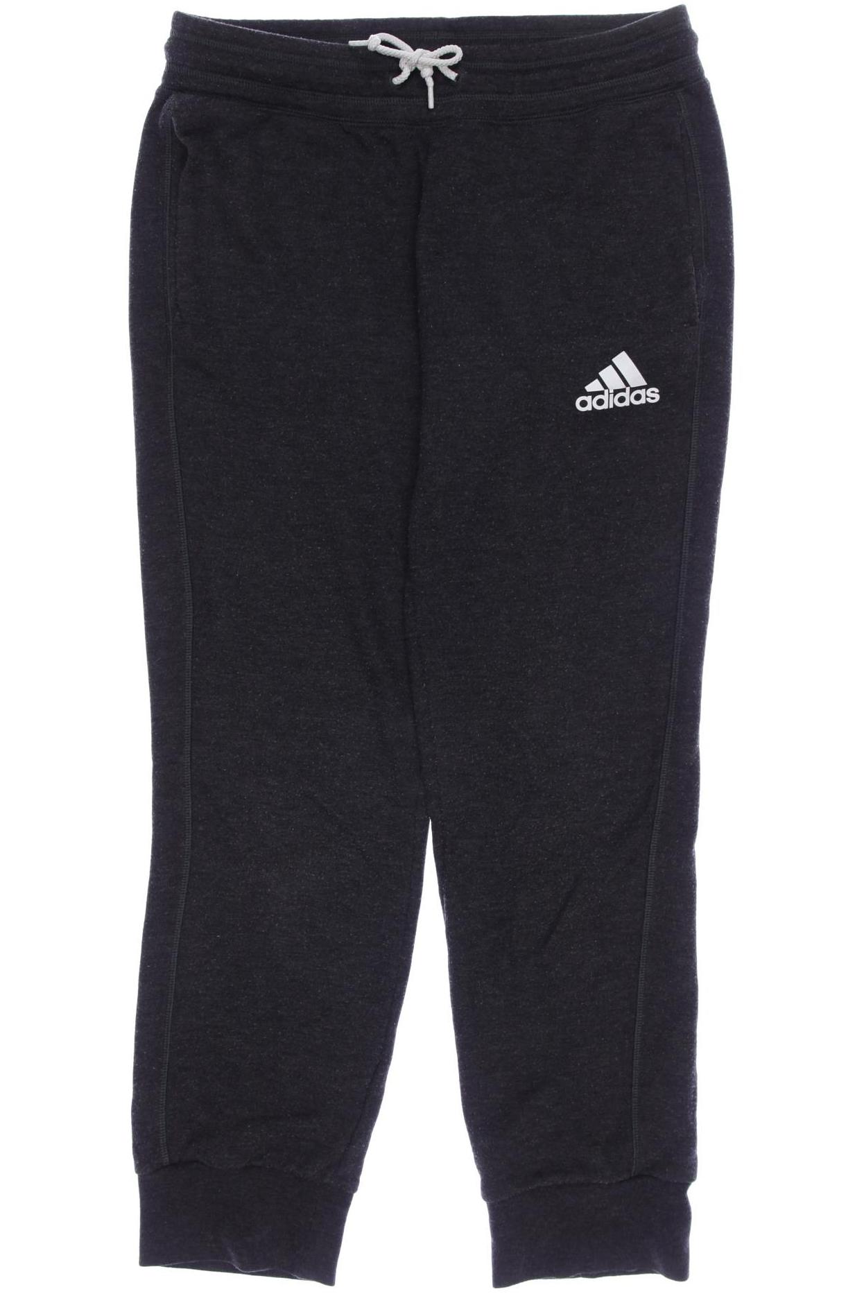 

adidas Damen Stoffhose, grau, Gr. 38