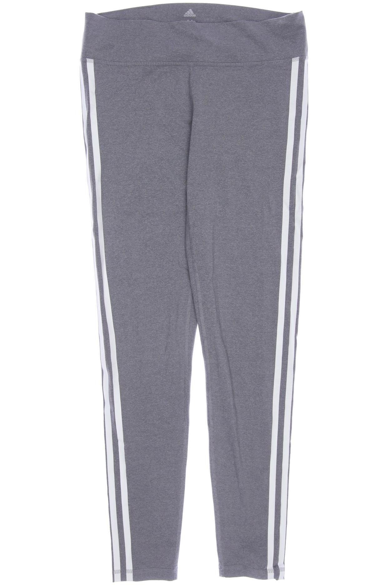 

adidas Damen Stoffhose, grau, Gr. 0