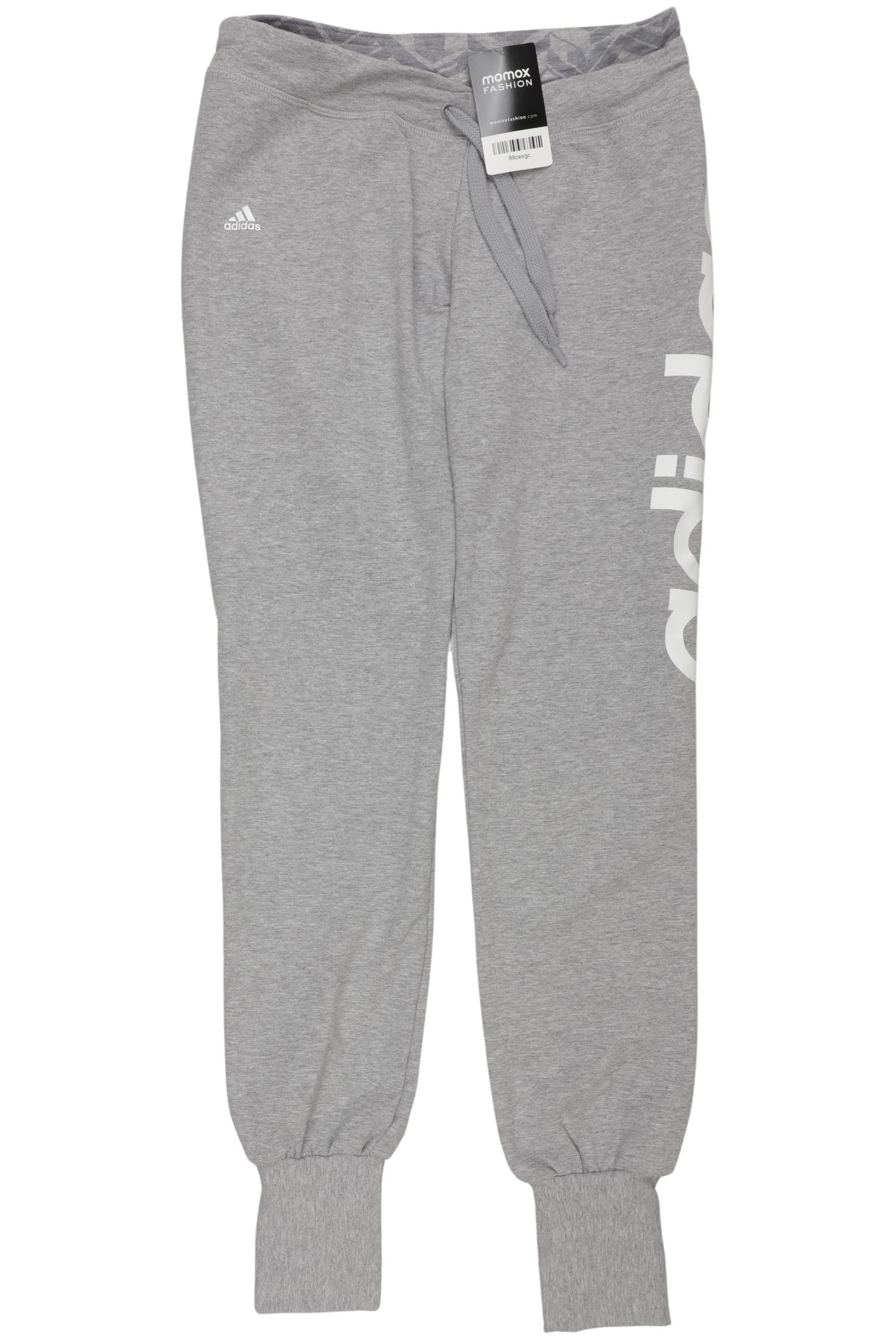 

adidas Damen Stoffhose, grau, Gr. 0