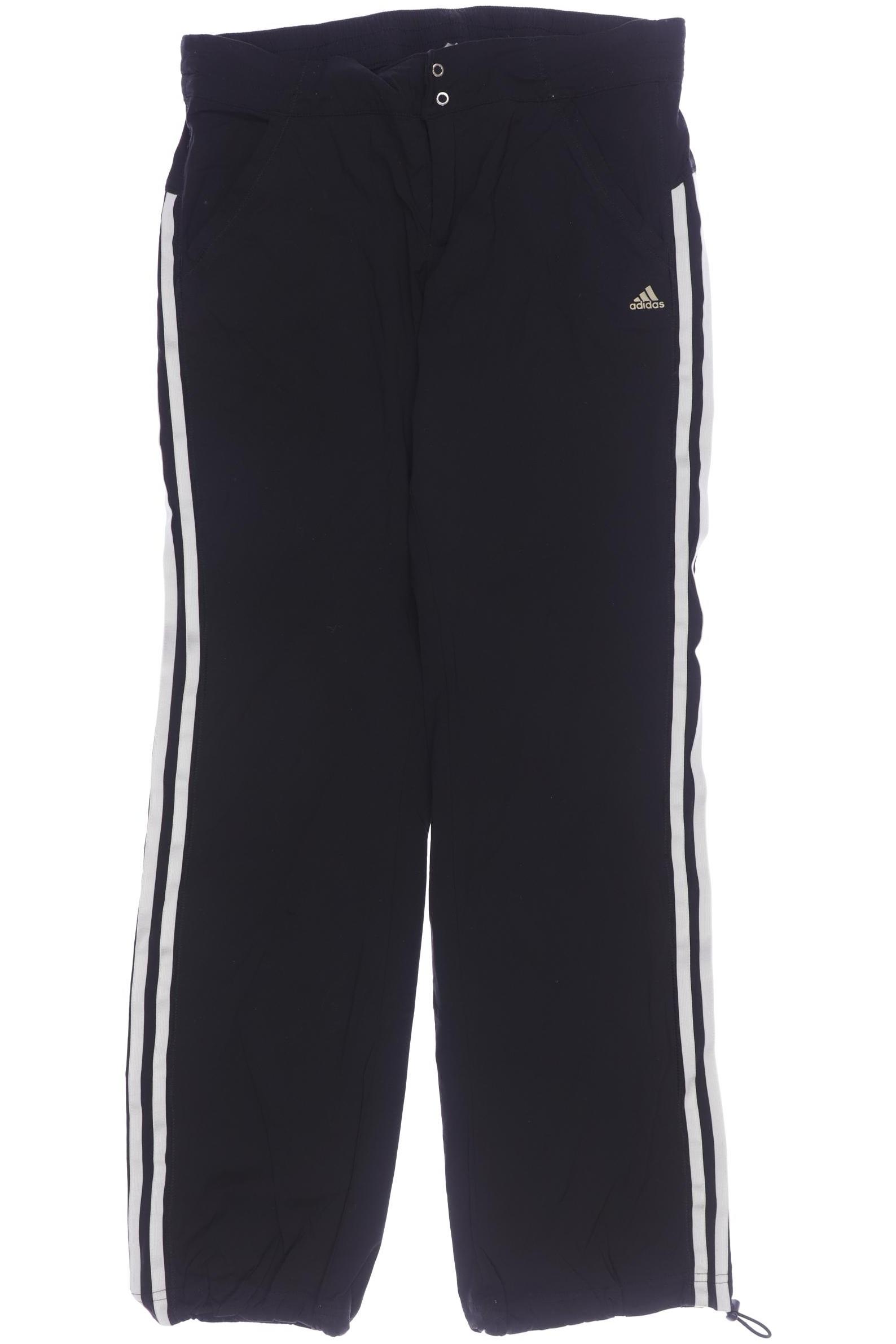 

adidas Damen Stoffhose, schwarz, Gr. 38