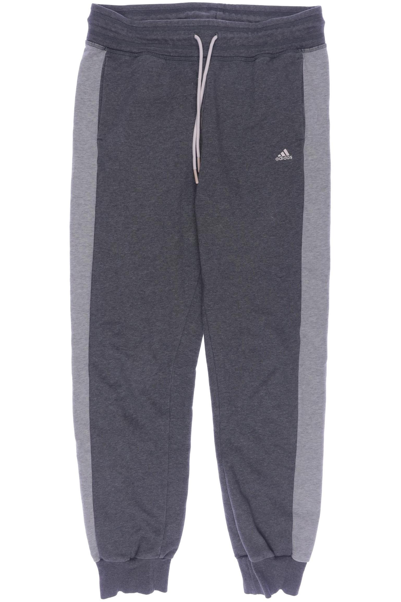 

adidas Damen Stoffhose, grau, Gr. 0