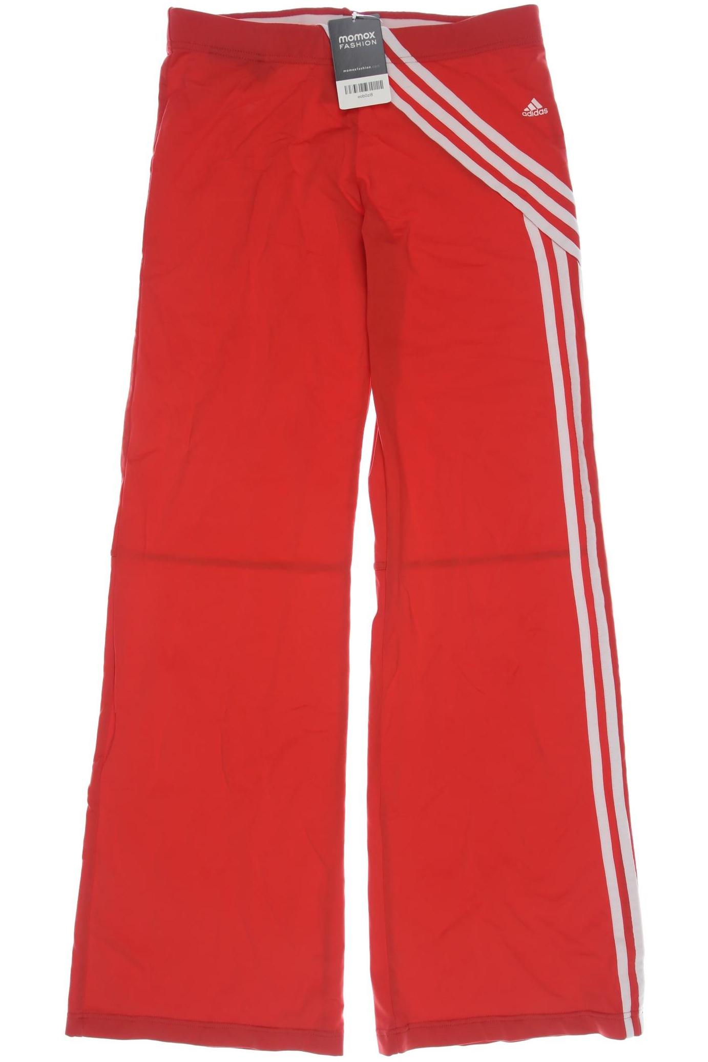 

adidas Damen Stoffhose, rot, Gr. 40