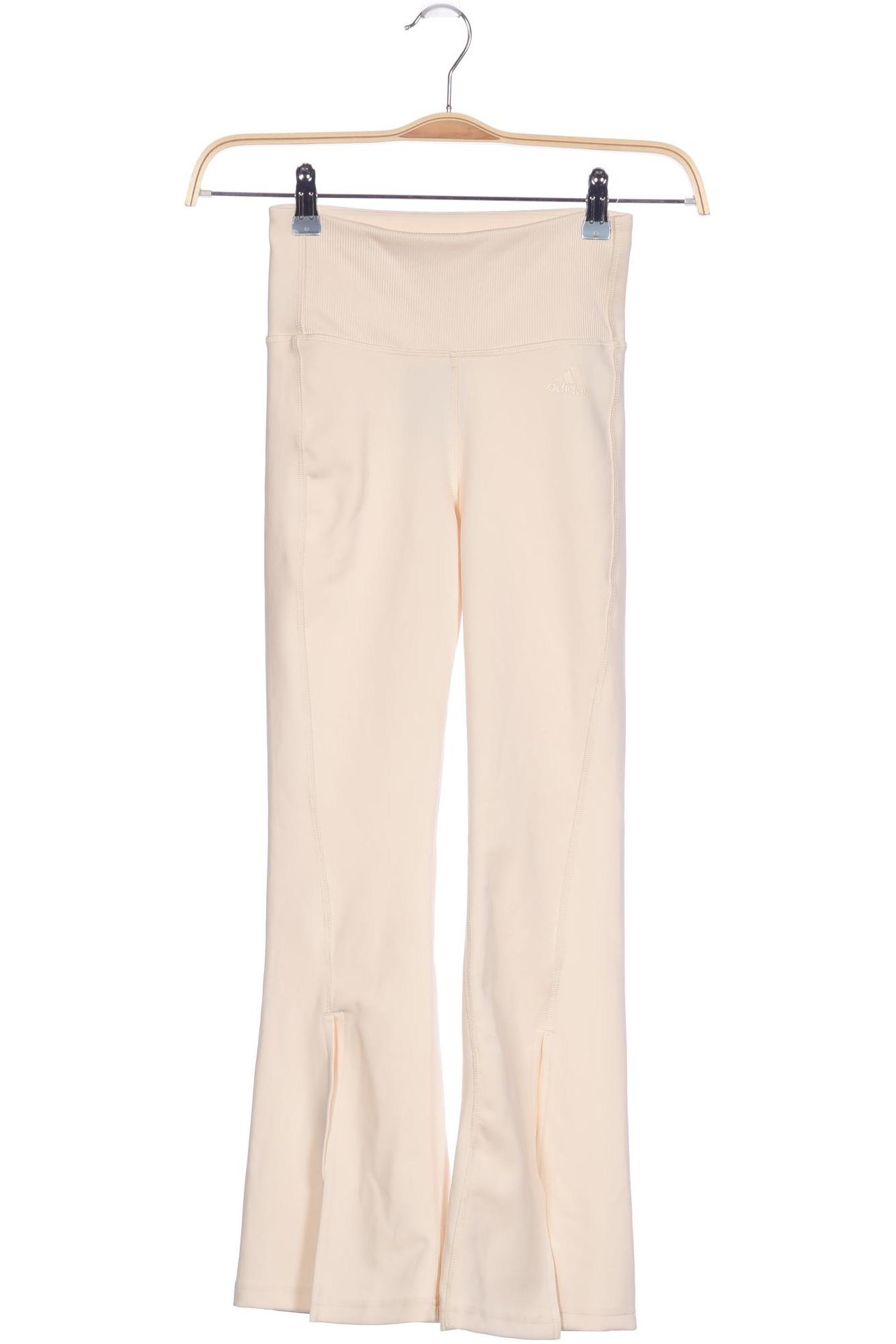

adidas Damen Stoffhose, cremeweiß, Gr. 0