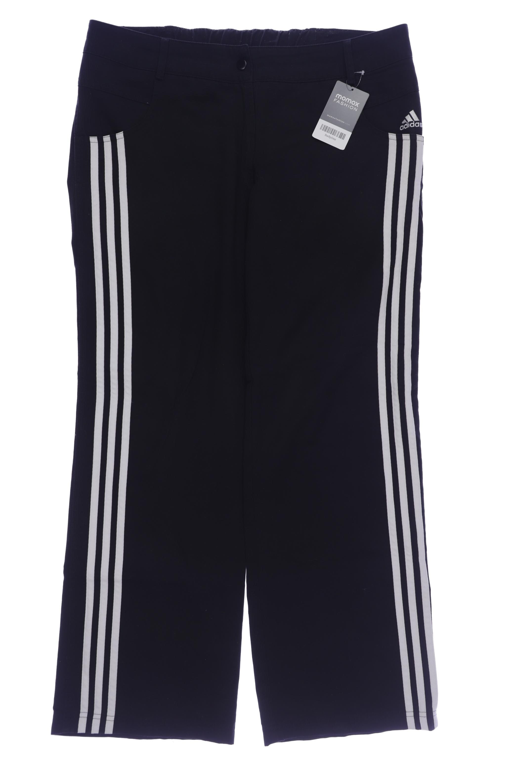 

adidas Damen Stoffhose, schwarz, Gr. 42