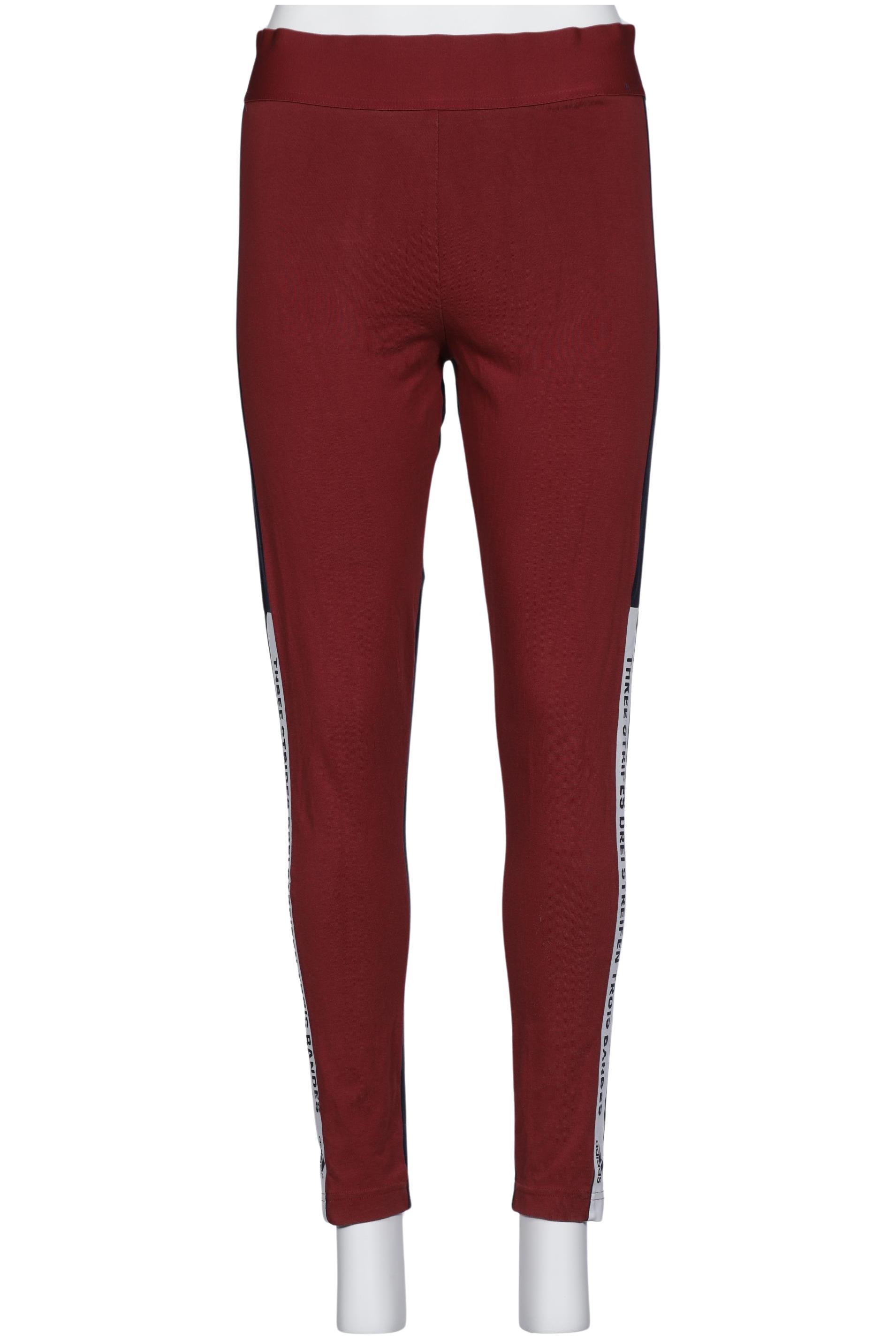 

adidas Damen Stoffhose, bordeaux, Gr. 0