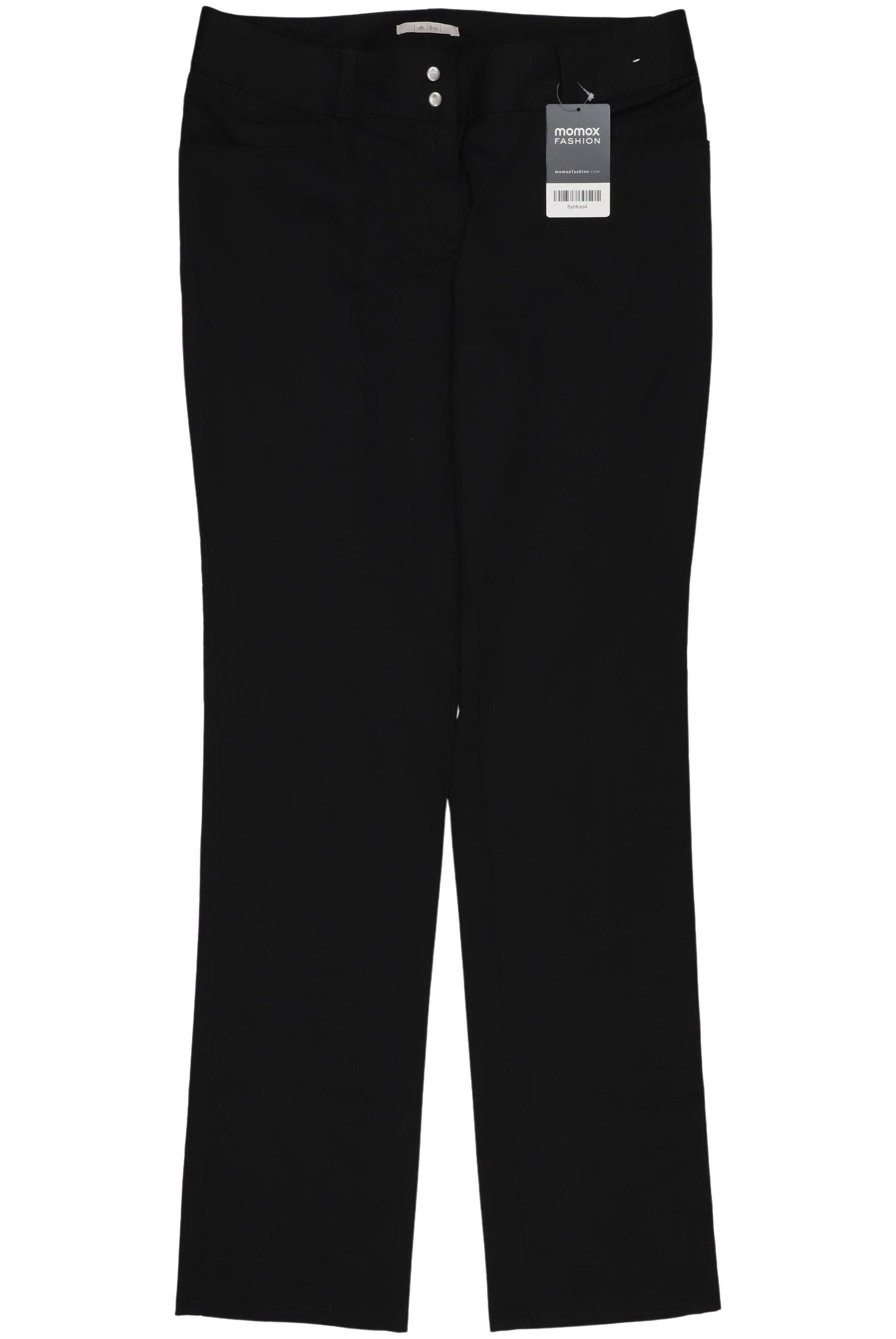 

adidas Damen Stoffhose, schwarz, Gr. 8