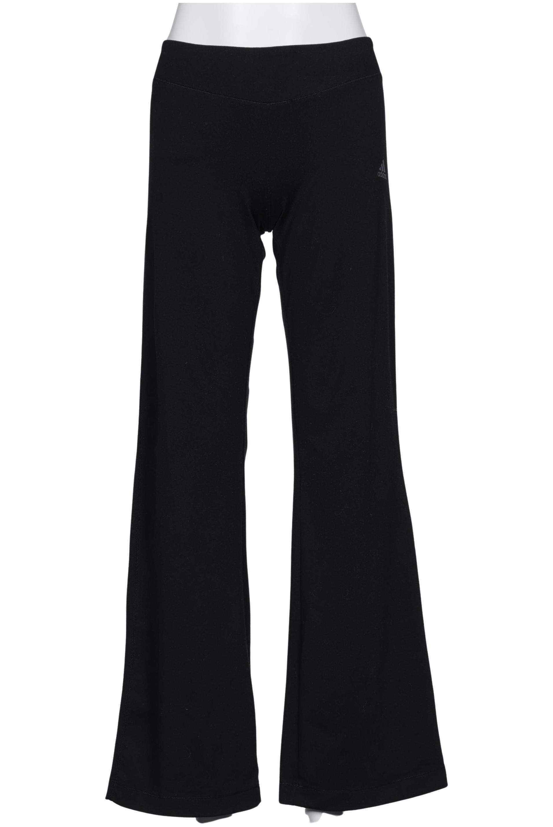 

adidas Damen Stoffhose, schwarz, Gr. 38