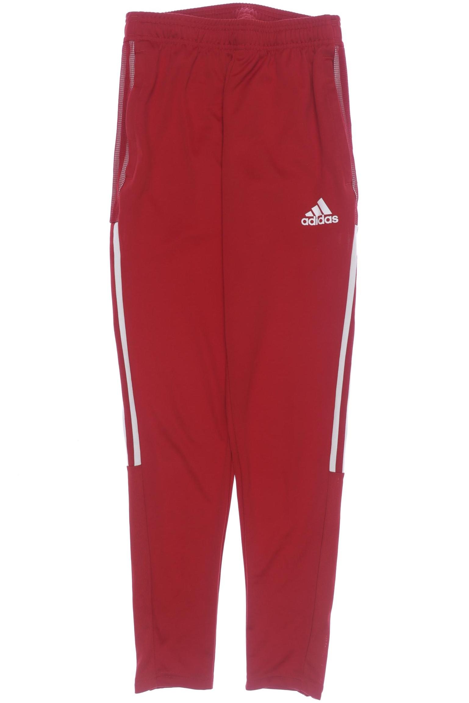 

adidas Damen Stoffhose, rot, Gr. 0