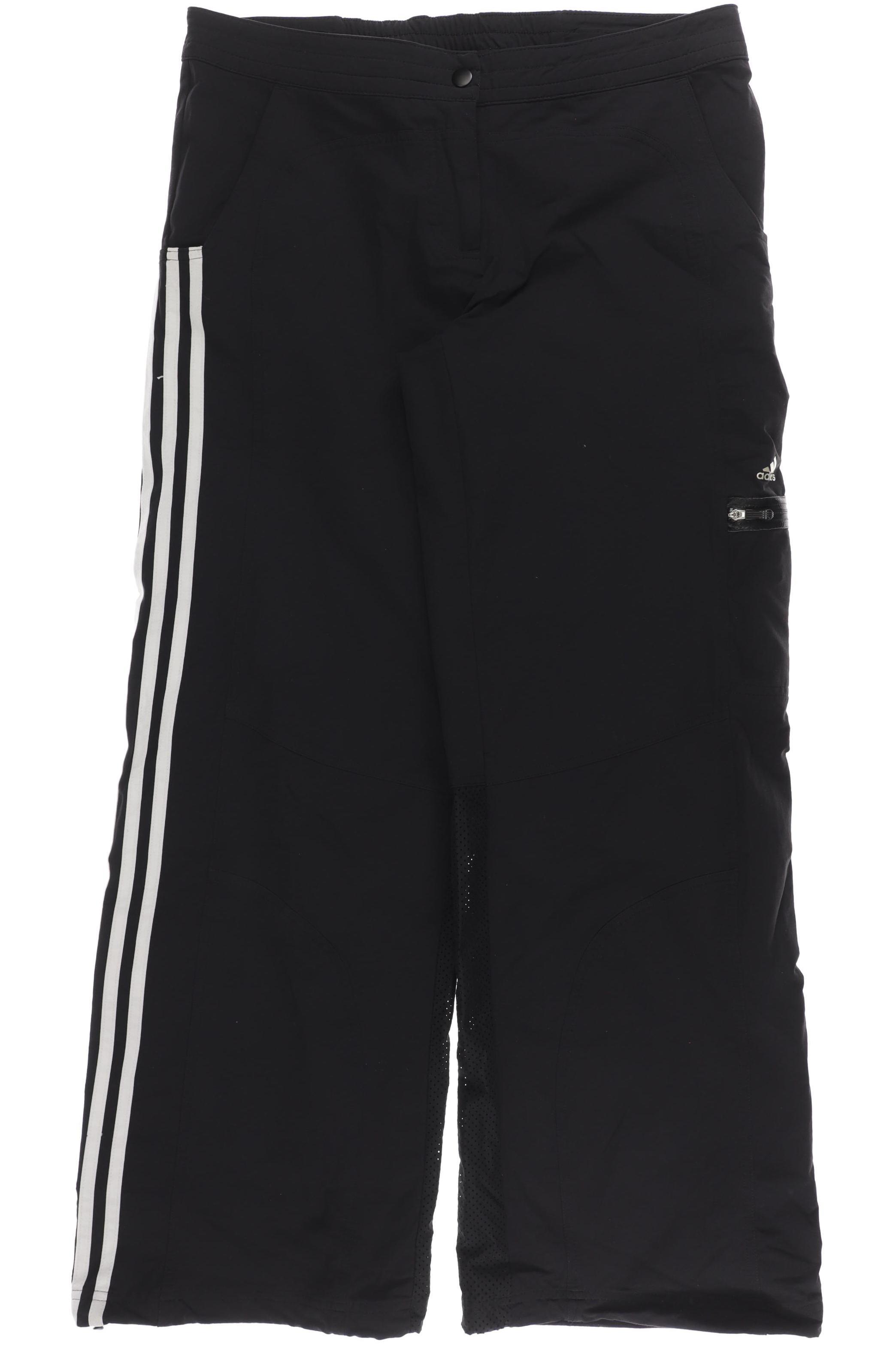 

adidas Damen Stoffhose, schwarz, Gr. 40
